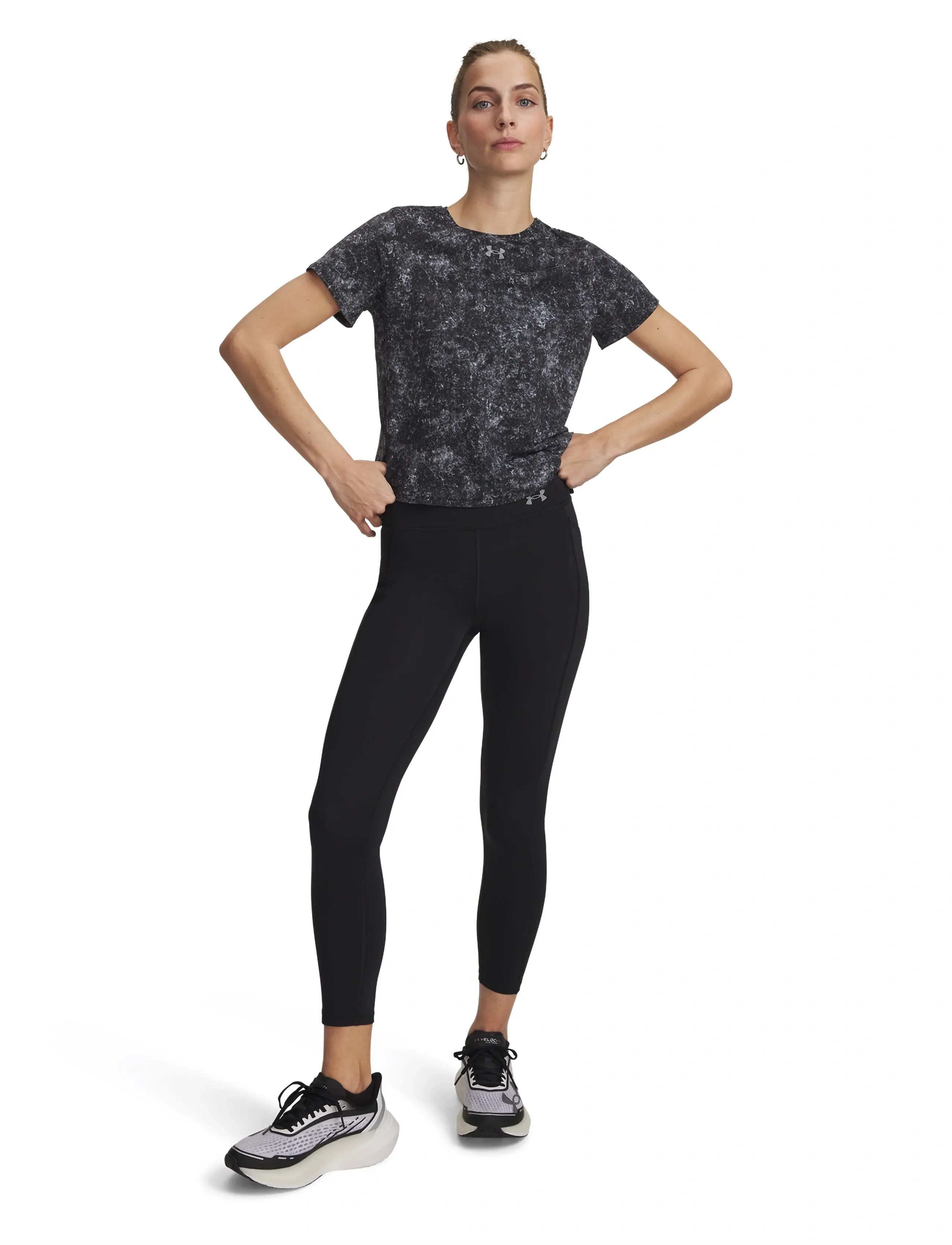 Under Armour - UA Velociti Ankle Tights - løbetights - black - 4