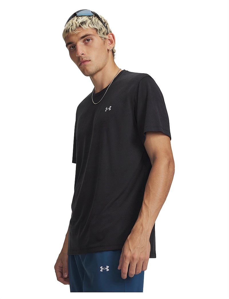 Under Armour - UA Velociti SS - t-shirts - black - 0