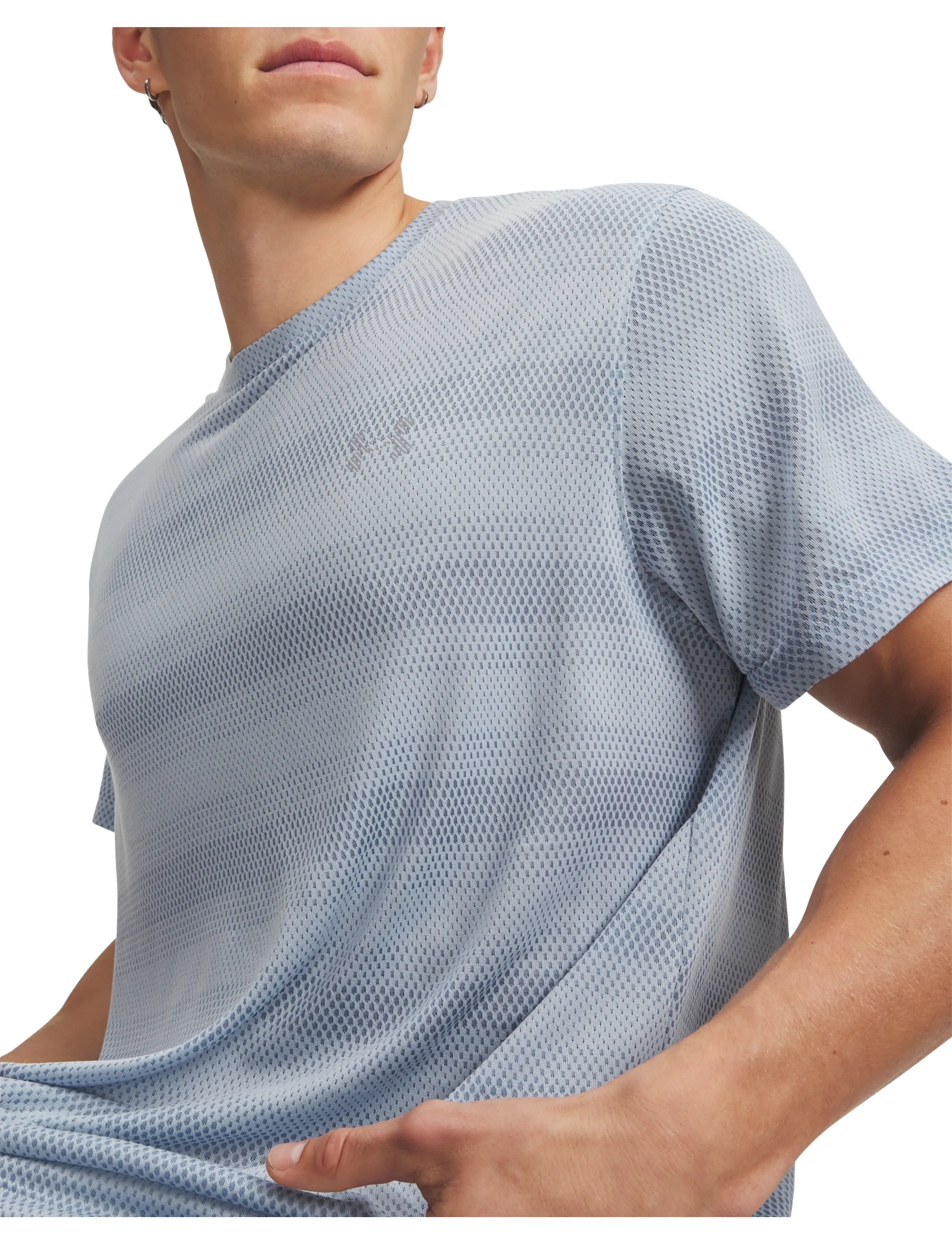 Under Armour - UA Velociti SS - t-shirts - blue fog - 4