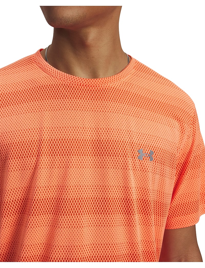 Under Armour - UA Velociti SS - t-shirts - electric tangerine - 4