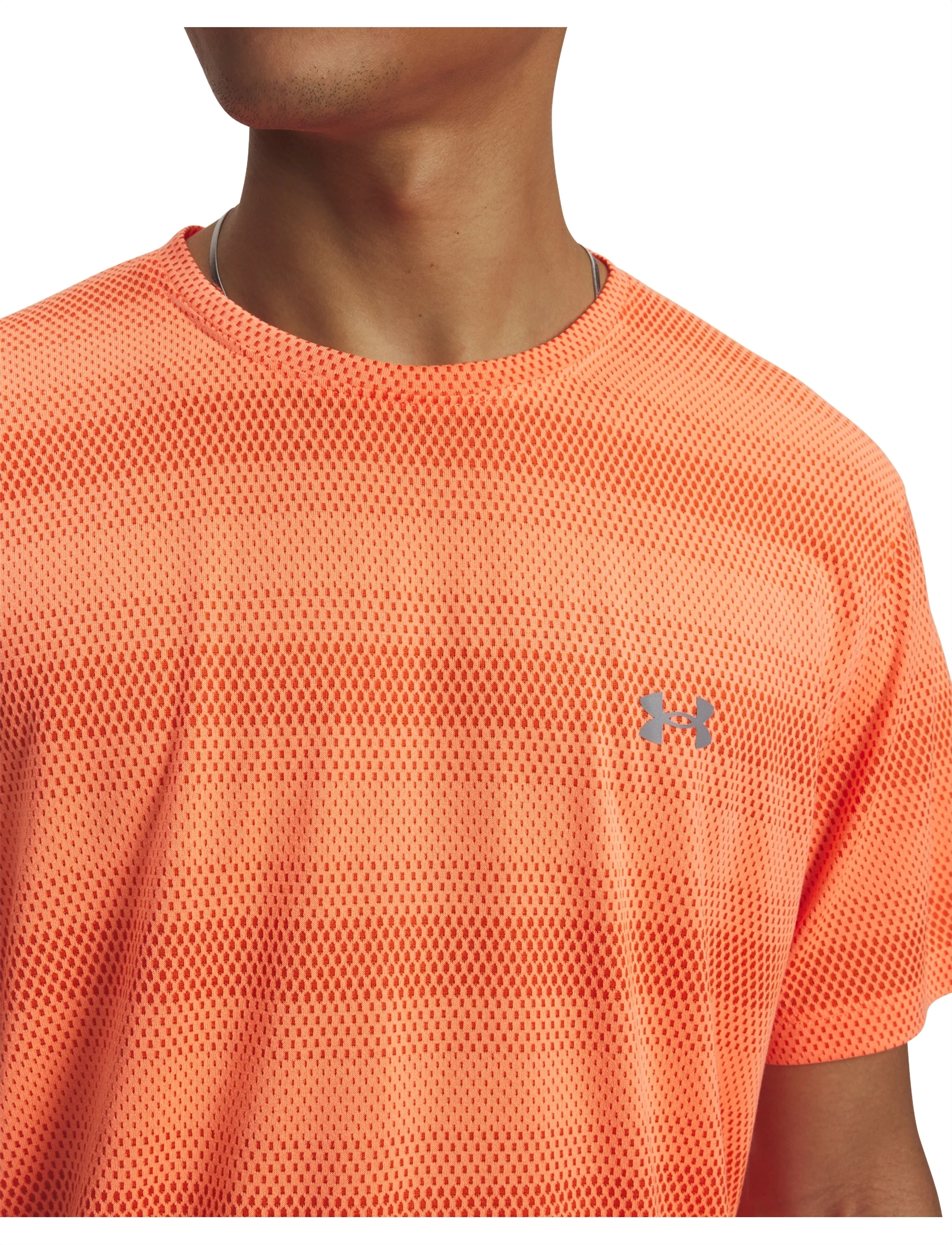 Under Armour - UA Velociti SS - t-shirts - electric tangerine - 4