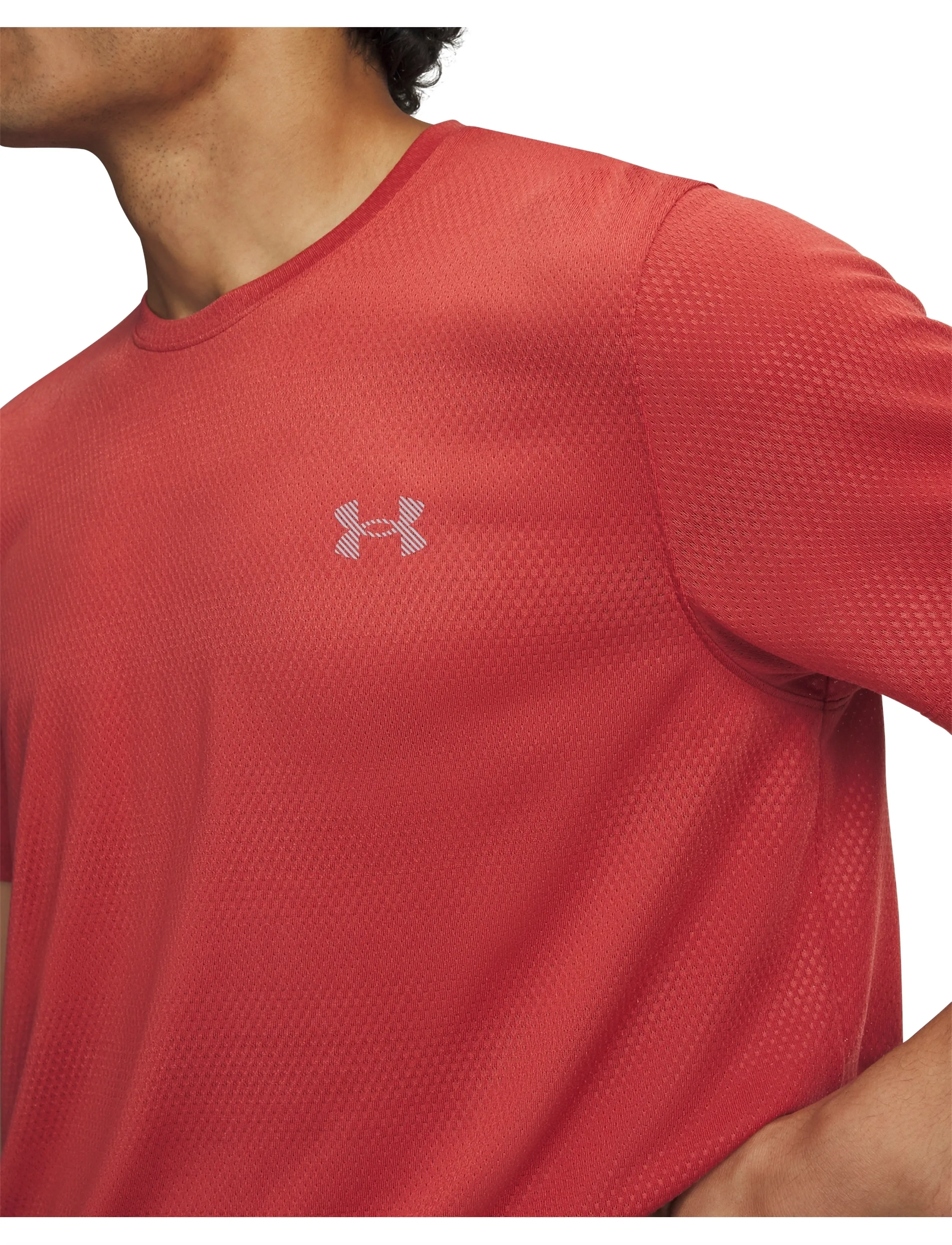 Under Armour - UA Velociti SS - t-shirts - heritage red - 4