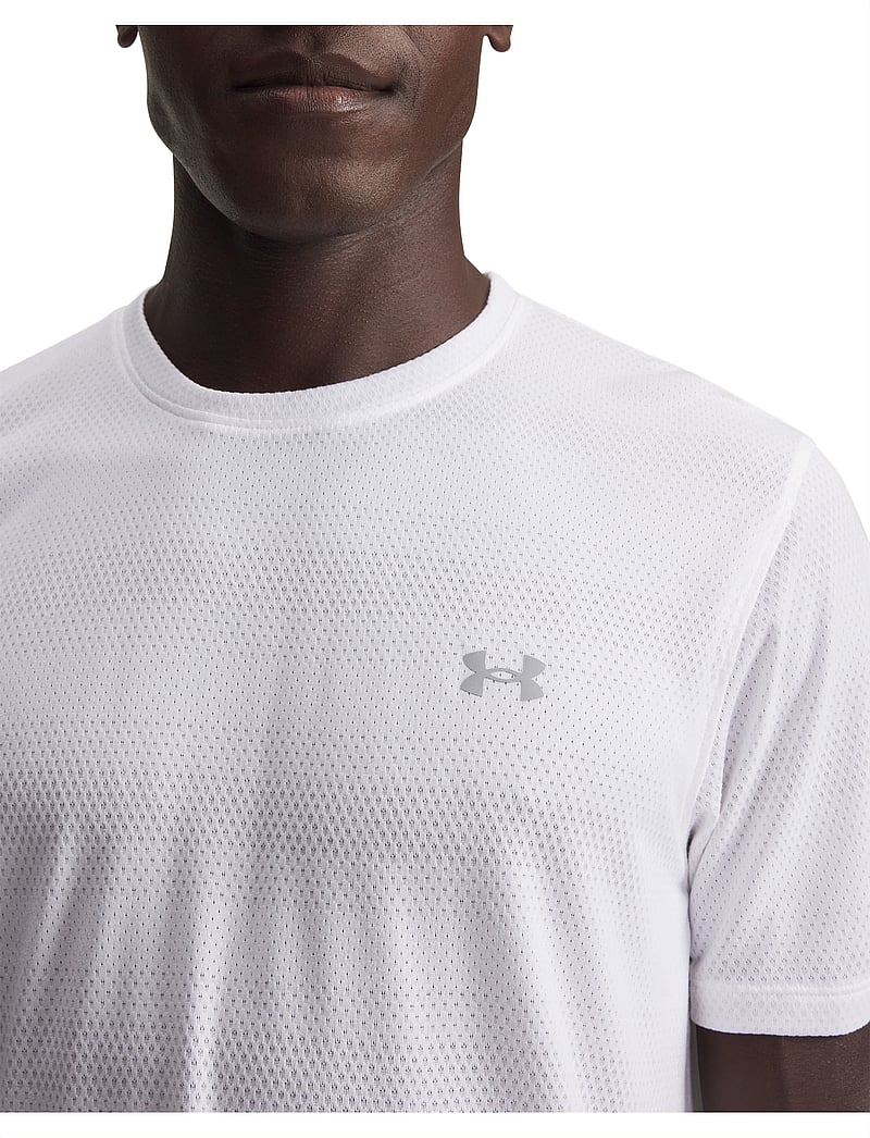 Under Armour - UA Velociti SS - t-shirts - white - 4