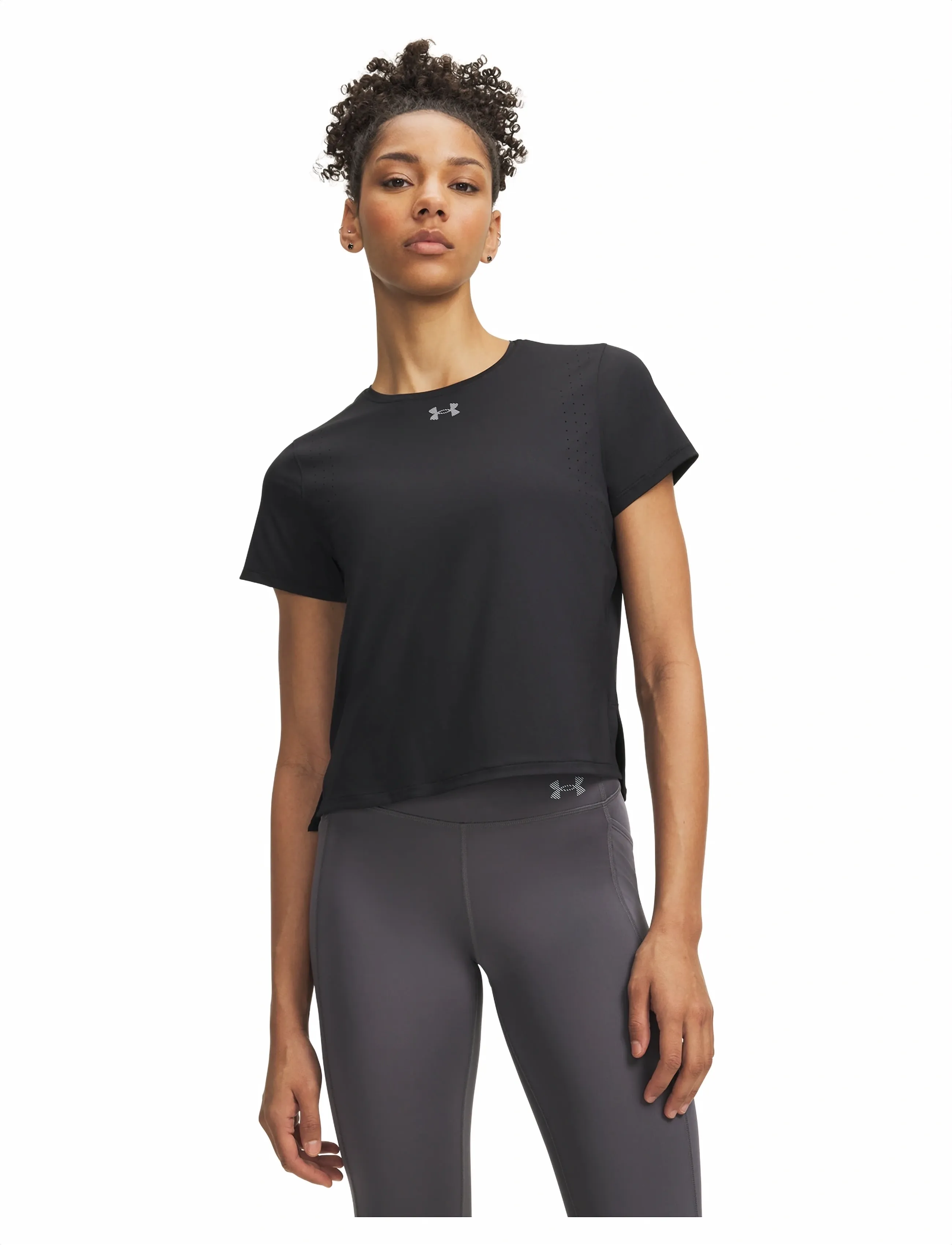 Under Armour Ua Velociti Pro Shortsleeve, Kvinder, Kortærmet T-Shirt, Sort, Str: L