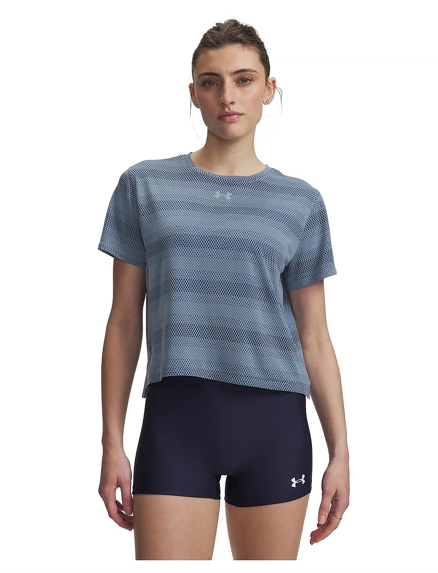 Under Armour - UA Velociti Shortsleeve - t-shirts - blue wind - 0
