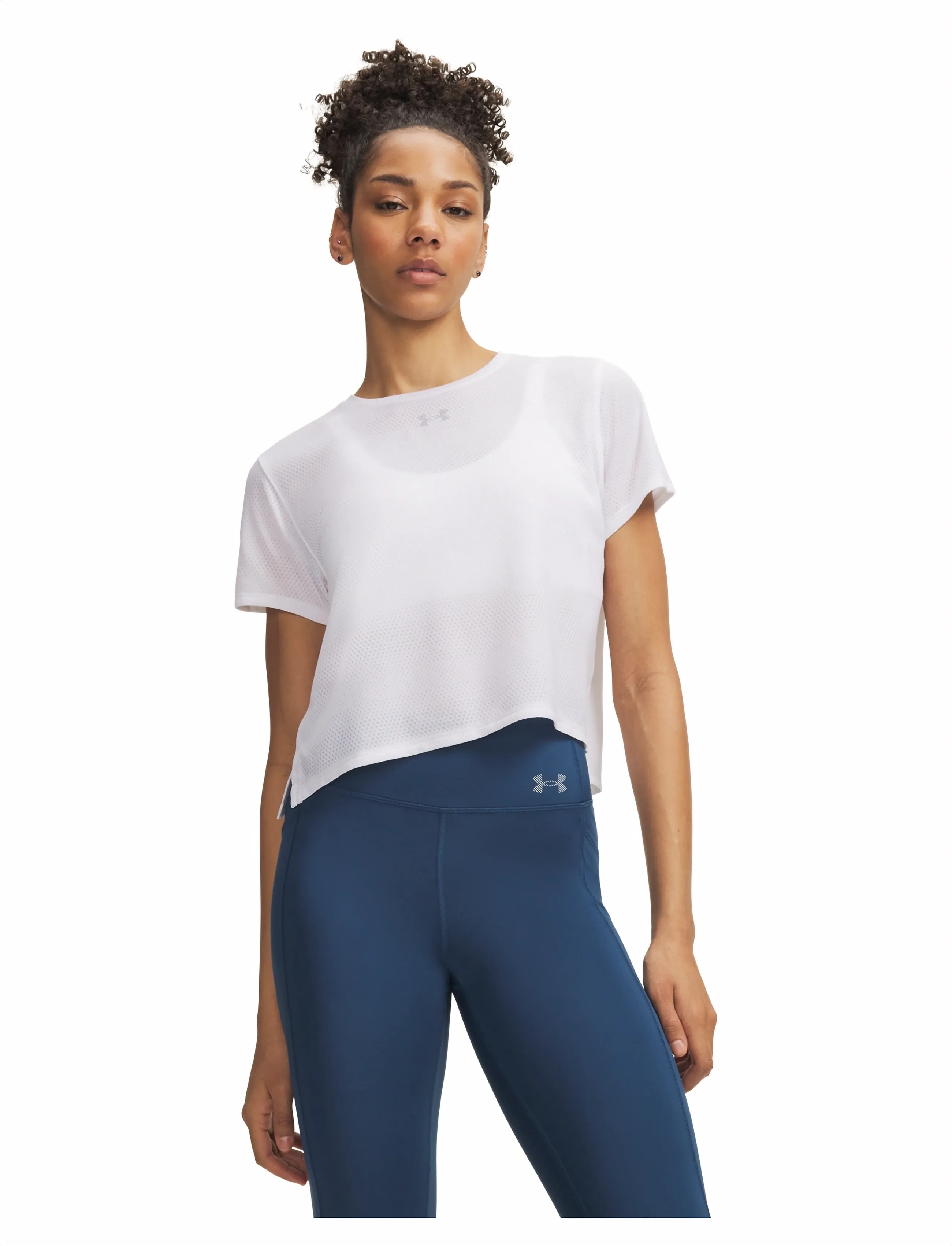 Under Armour UA Velociti Shortsleeve - T-Shirts - WHITE / white