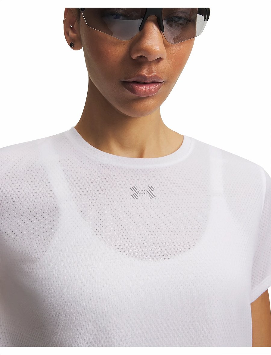 Under Armour - UA Velociti Shortsleeve - t-shirts - white - 4