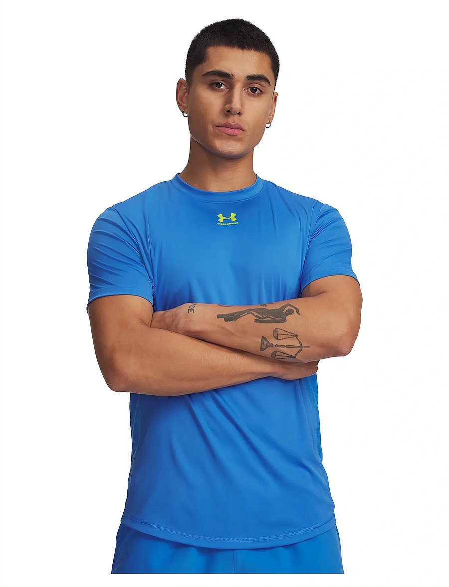 Under Armour - UA M Challenger Pro SS - t-shirts - blue atlantis - 0