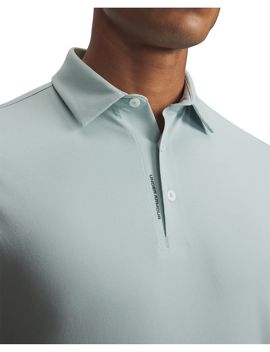 Under Armour - UA ArmourDry Polo - toppar & t-shirts - enamel blue - 4