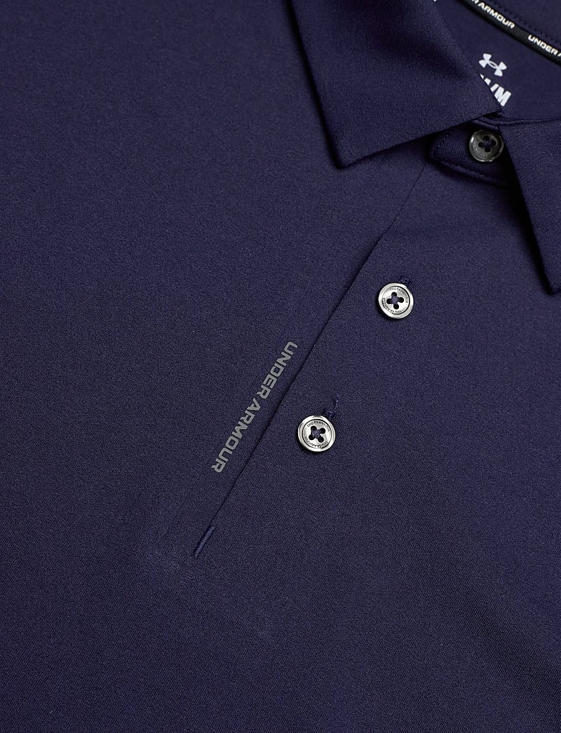Under Armour - UA Drive Bonded Polo - toppar & t-shirts - midnight navy - 5