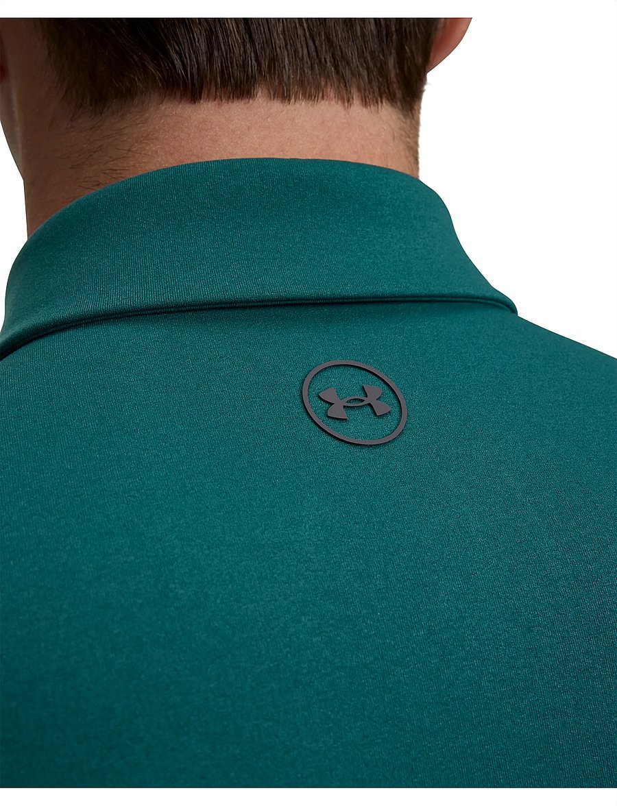 Under Armour - UA ArmourDry Polo - toppar & t-shirts - rack green - 4