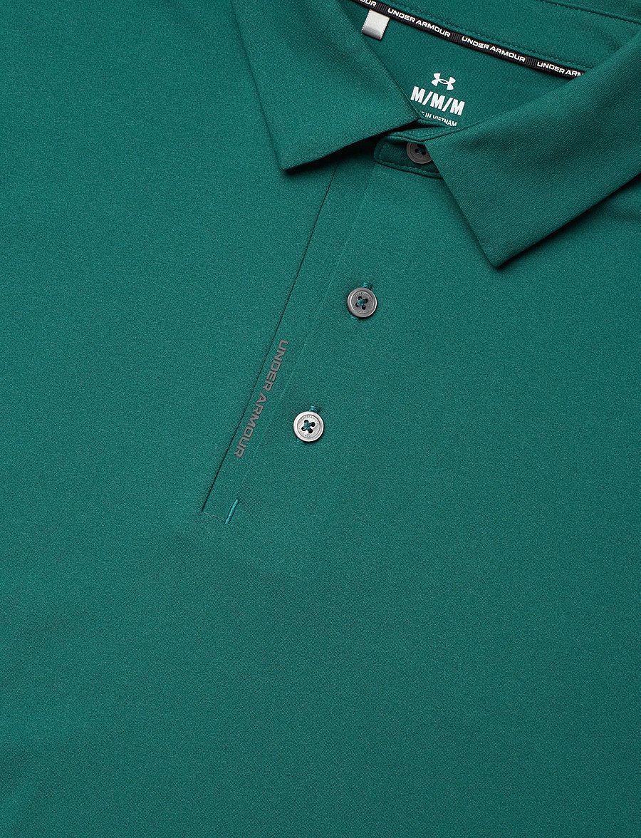 Under Armour - UA ArmourDry Polo - toppar & t-shirts - rack green - 5