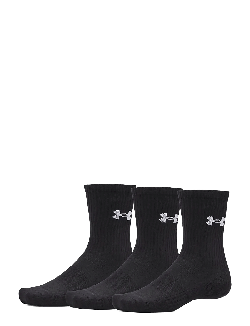 Under Armour - UA Performance Cotton 3p Crw - strümpfe - black - 0