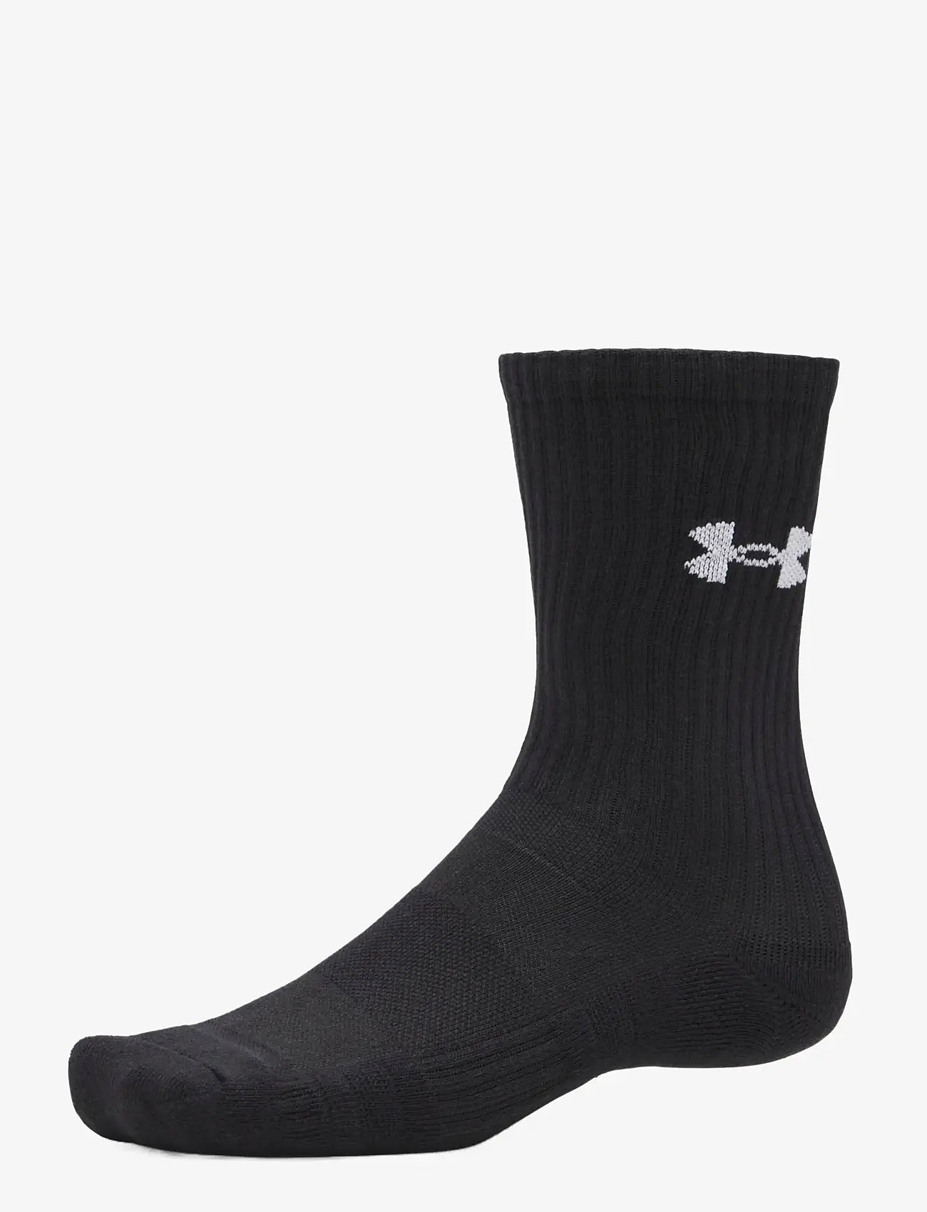 Under Armour - UA Performance Cotton 3p Crw - sportstrømper - black - 1