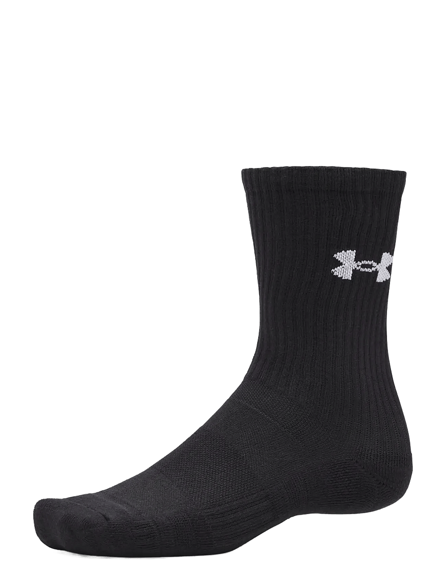 Under Armour - UA Performance Cotton 3p Crw - strümpfe - black - 1