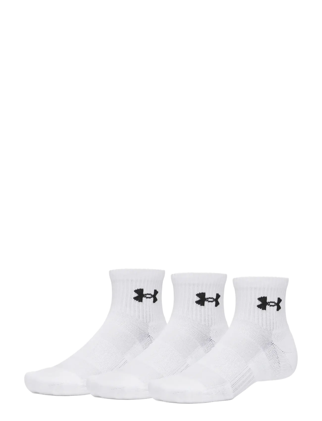 Under Armour UA Performance Cotton 3p Qtr - Strømper - WHITE / white