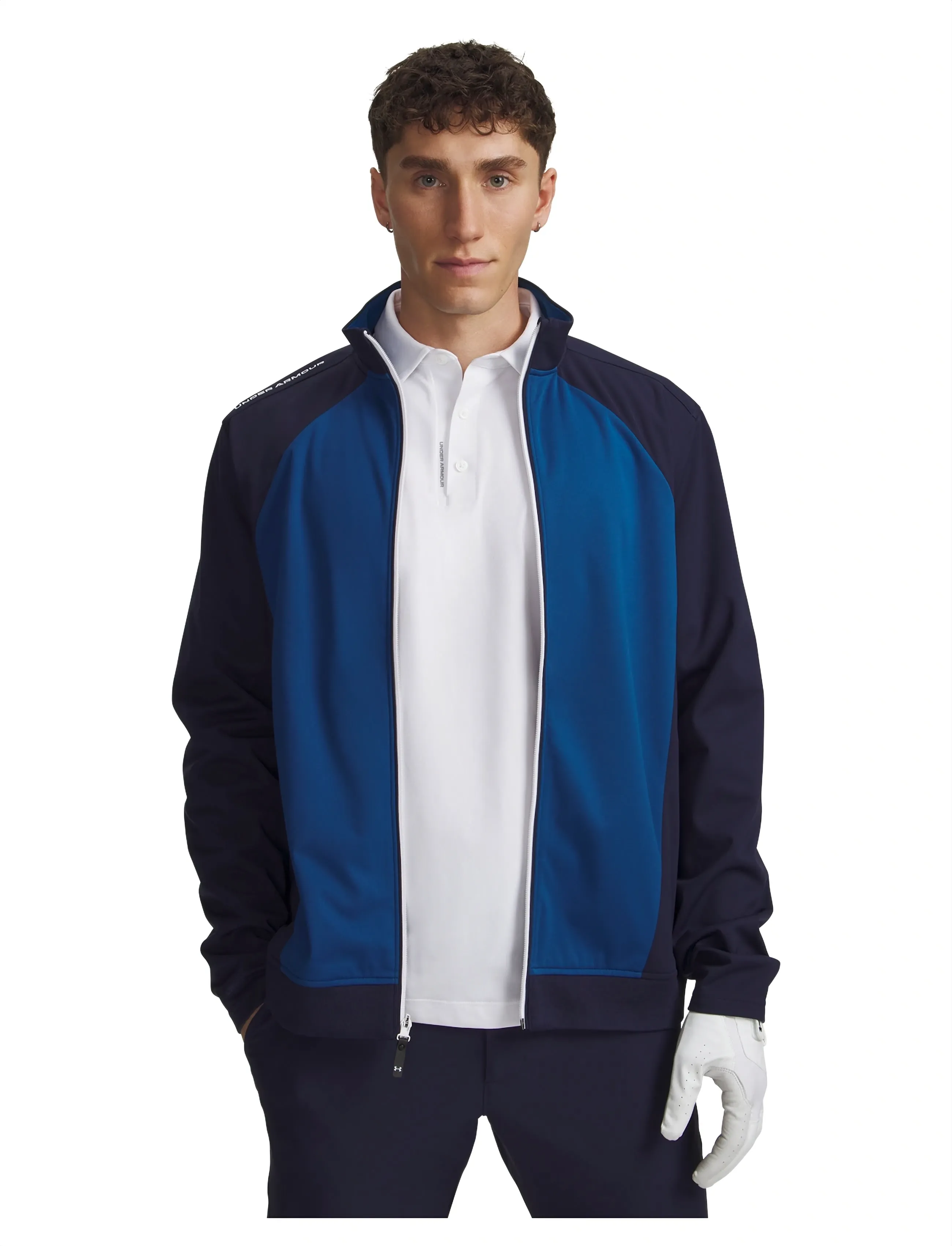 Under Armour Ua Drive Wind Fz, S, Sport Jackets, Blau - Golf Männerswear