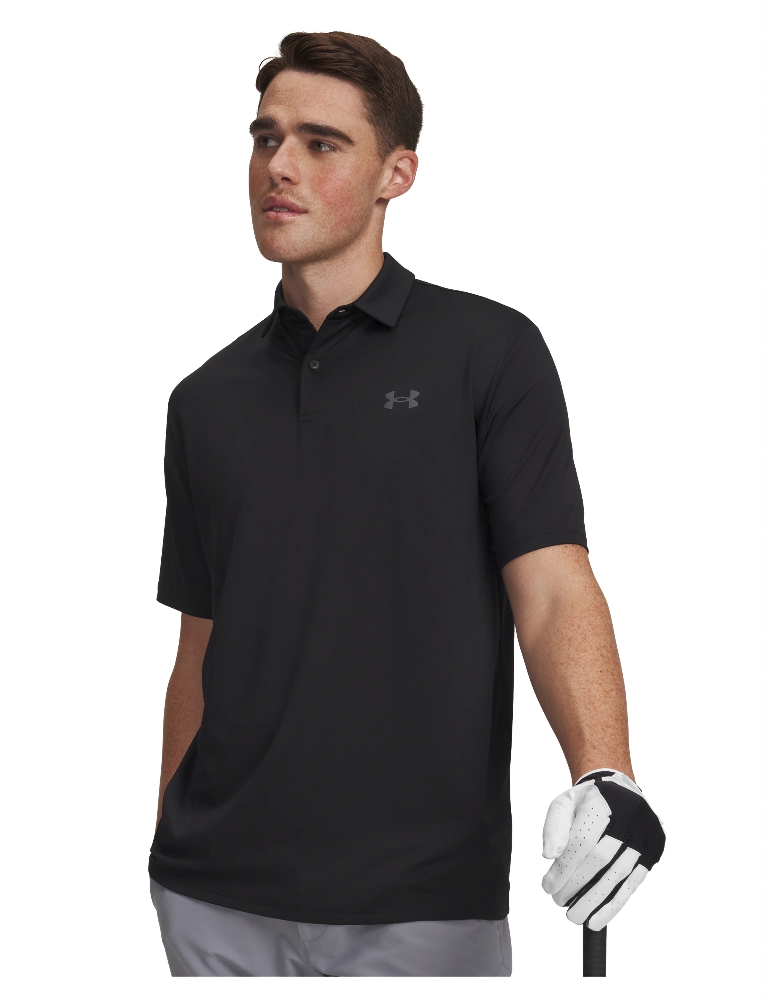Under Armour Ua Matchplay Polo, S, Black, Sport Polos > Sport Short-sleeved Polos, Herre