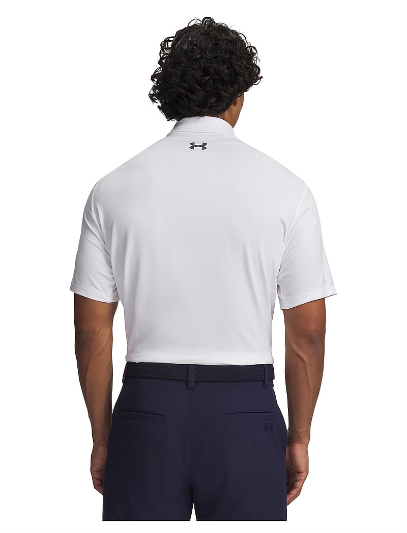 Under Armour - UA Matchplay Polo - toppe & t-shirts - white - 3
