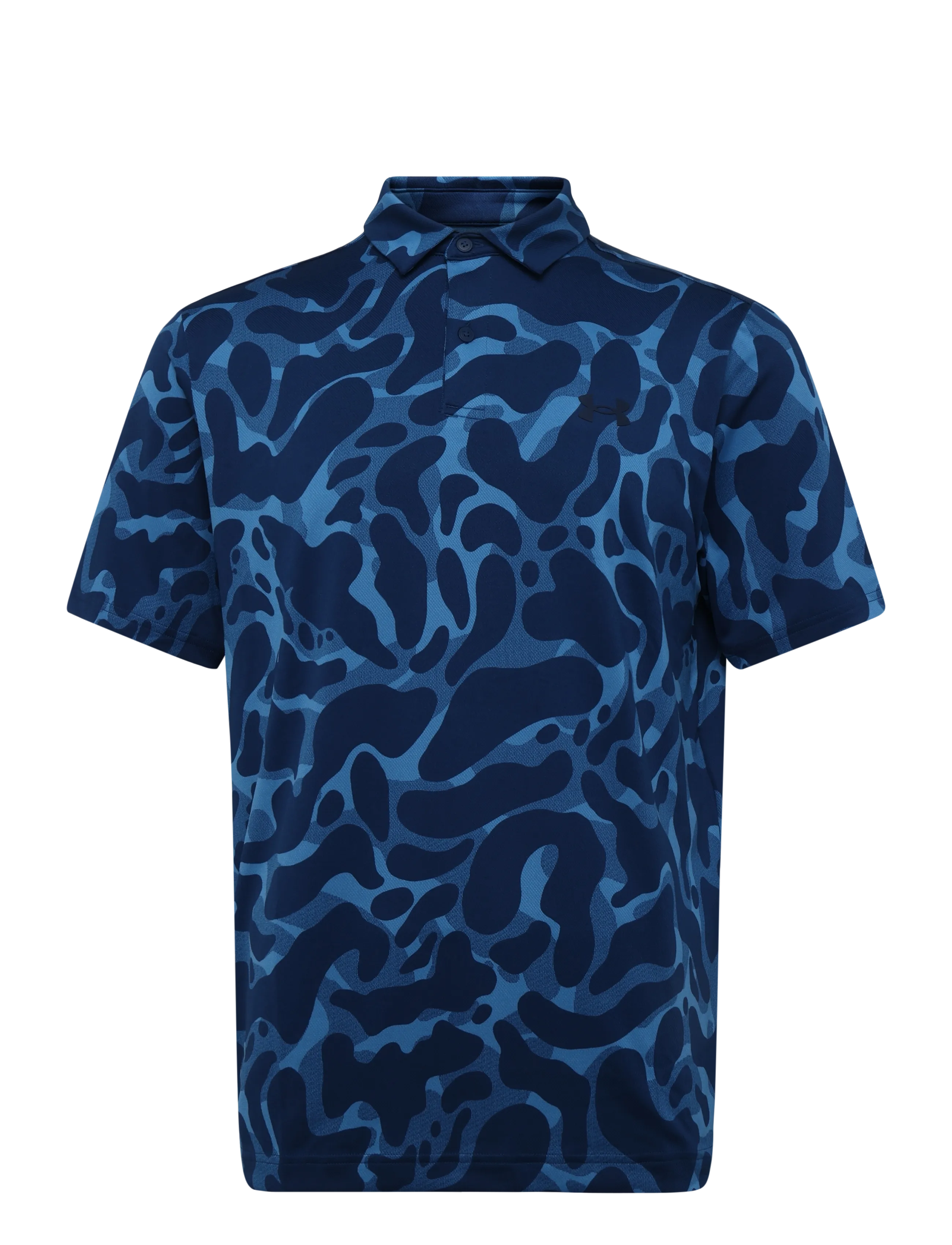 Under Armour UA Matchplay Printed Polo - Under Armour - AEGEAN BLUE / blue