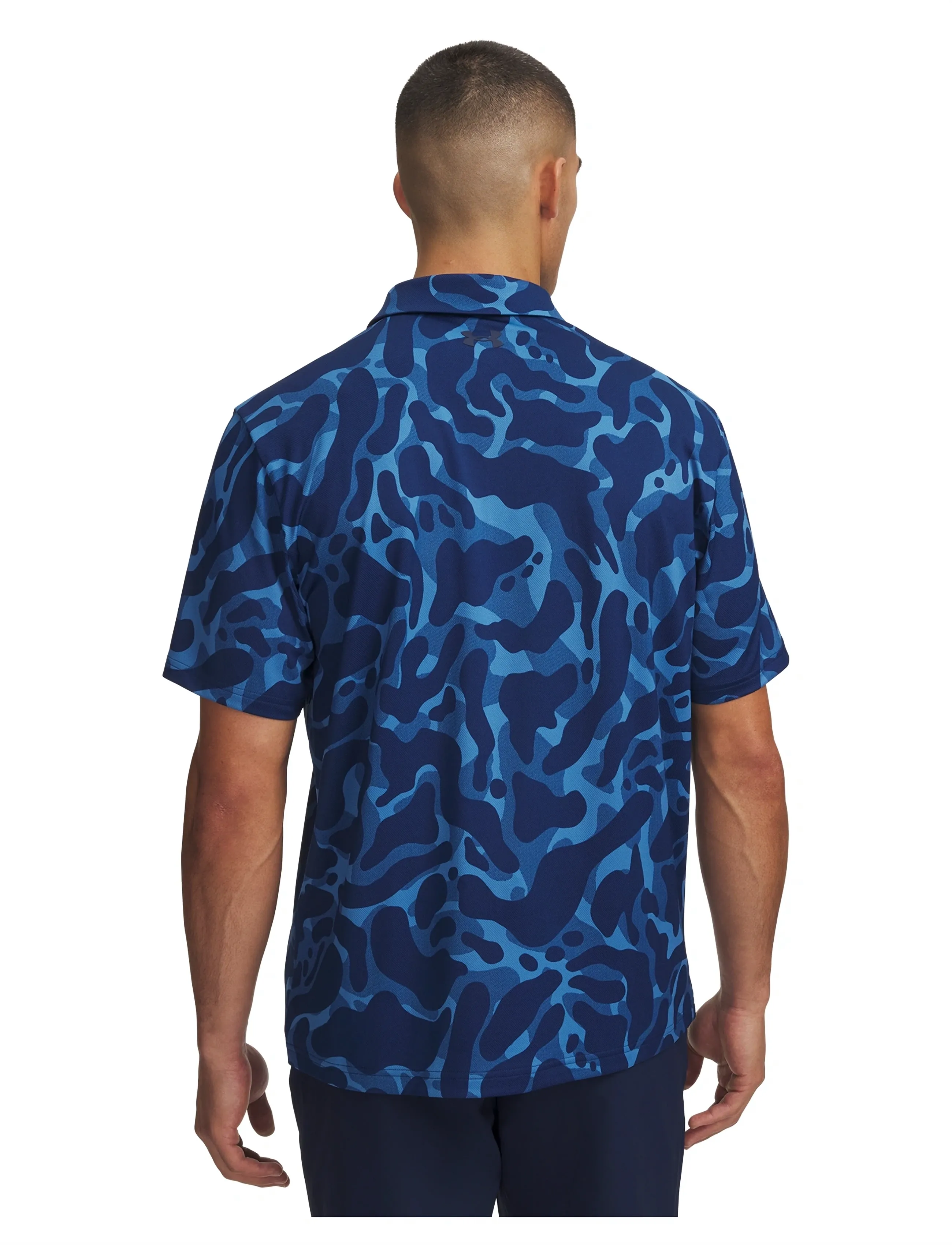 Under Armour - UA Matchplay Printed Polo - aegean blue - 3