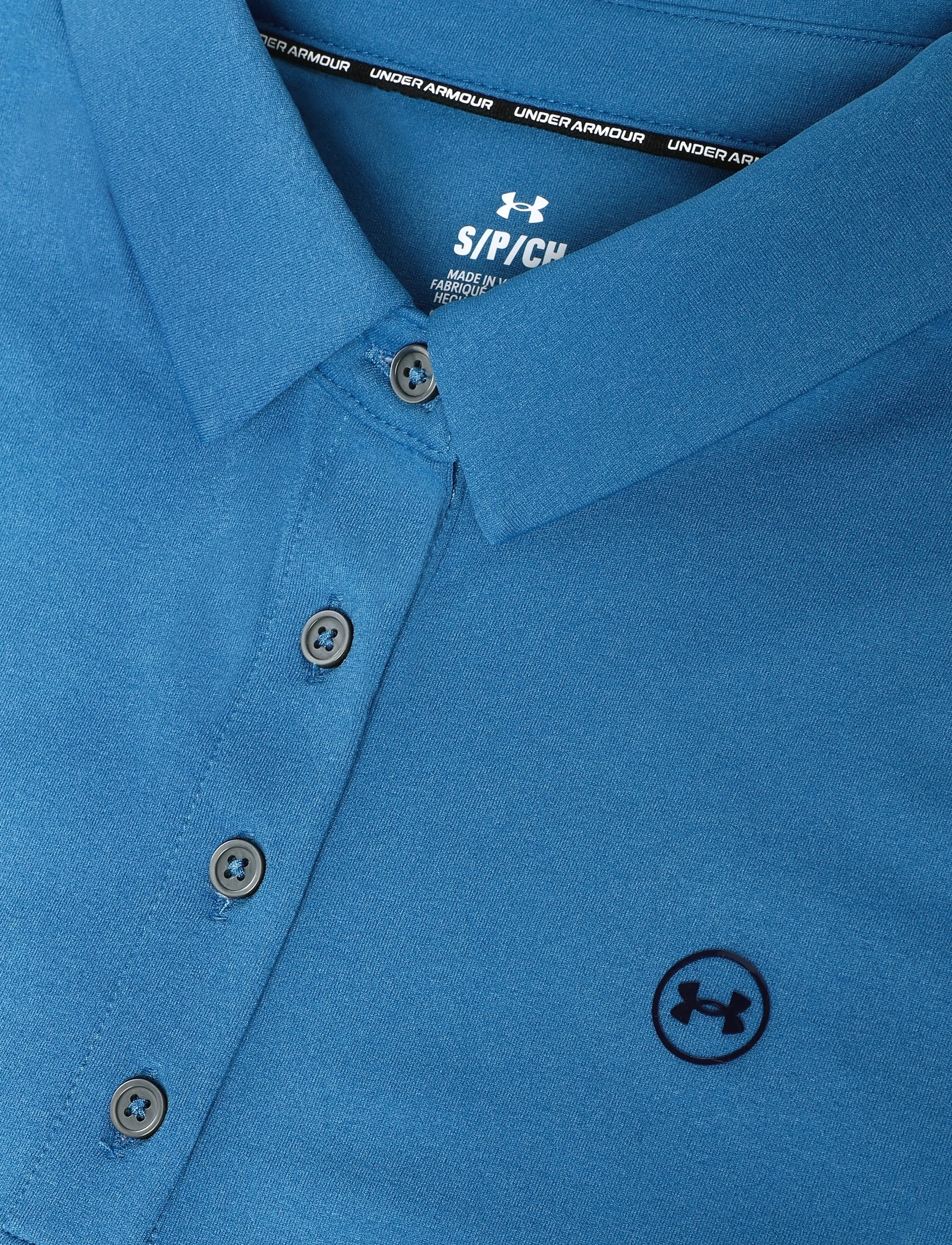 Under Armour - UA ArmourDry SS Polo - toppe & t-shirts - aegean blue - 5
