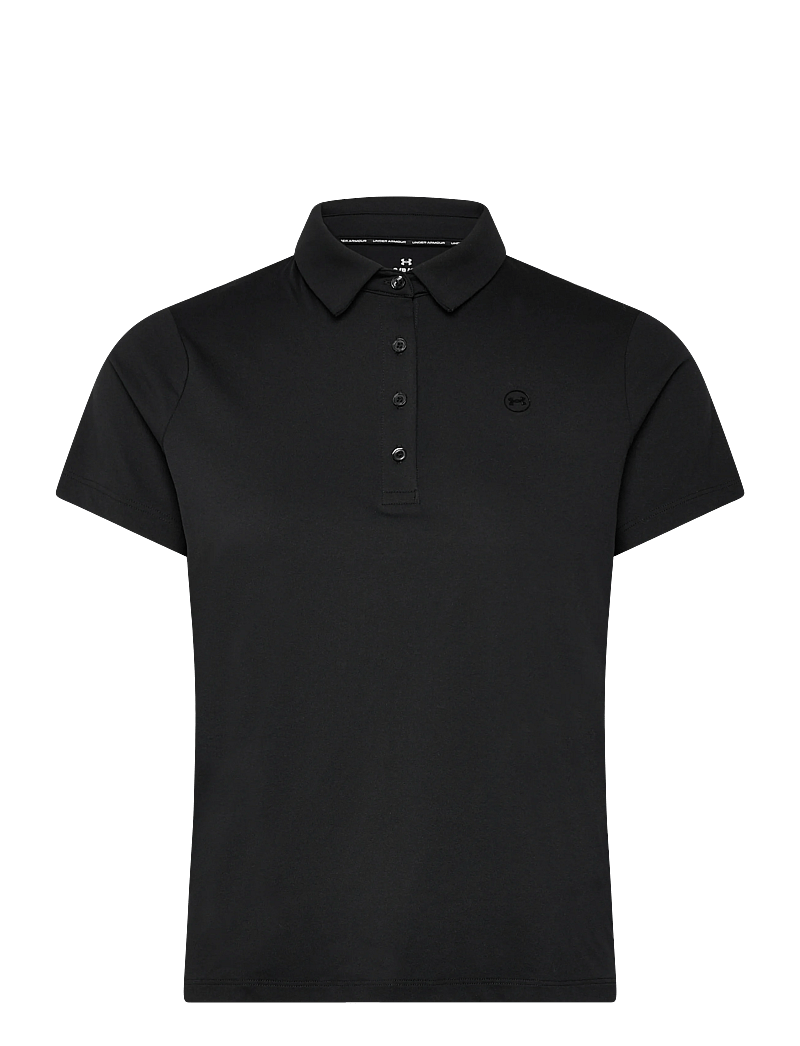 Under Armour - UA ArmourDry SS Polo - palaidinės ir marškinėliai - black - 1