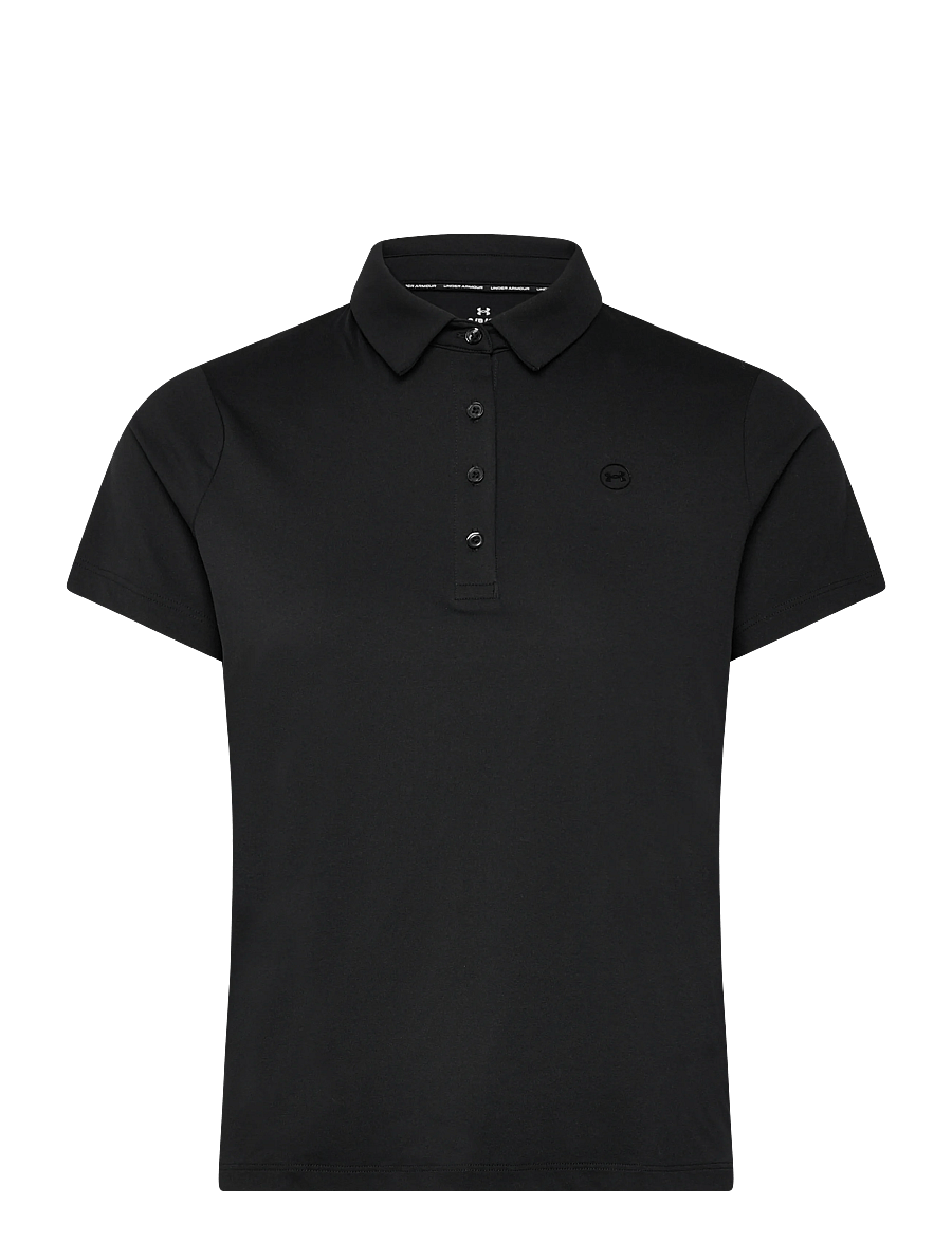 Under Armour - UA ArmourDry SS Polo - oberteile & t-shirts - black - 1