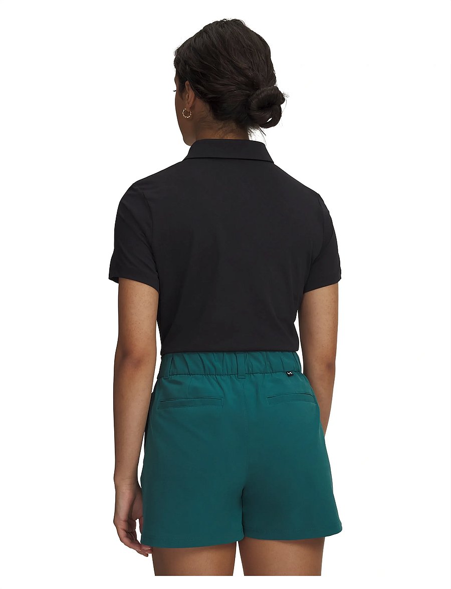 Under Armour - UA ArmourDry SS Polo - oberteile & t-shirts - black - 3