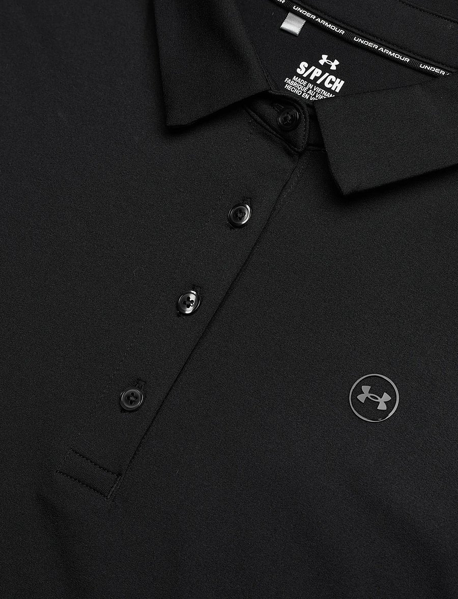 Under Armour - UA ArmourDry SS Polo - oberteile & t-shirts - black - 5