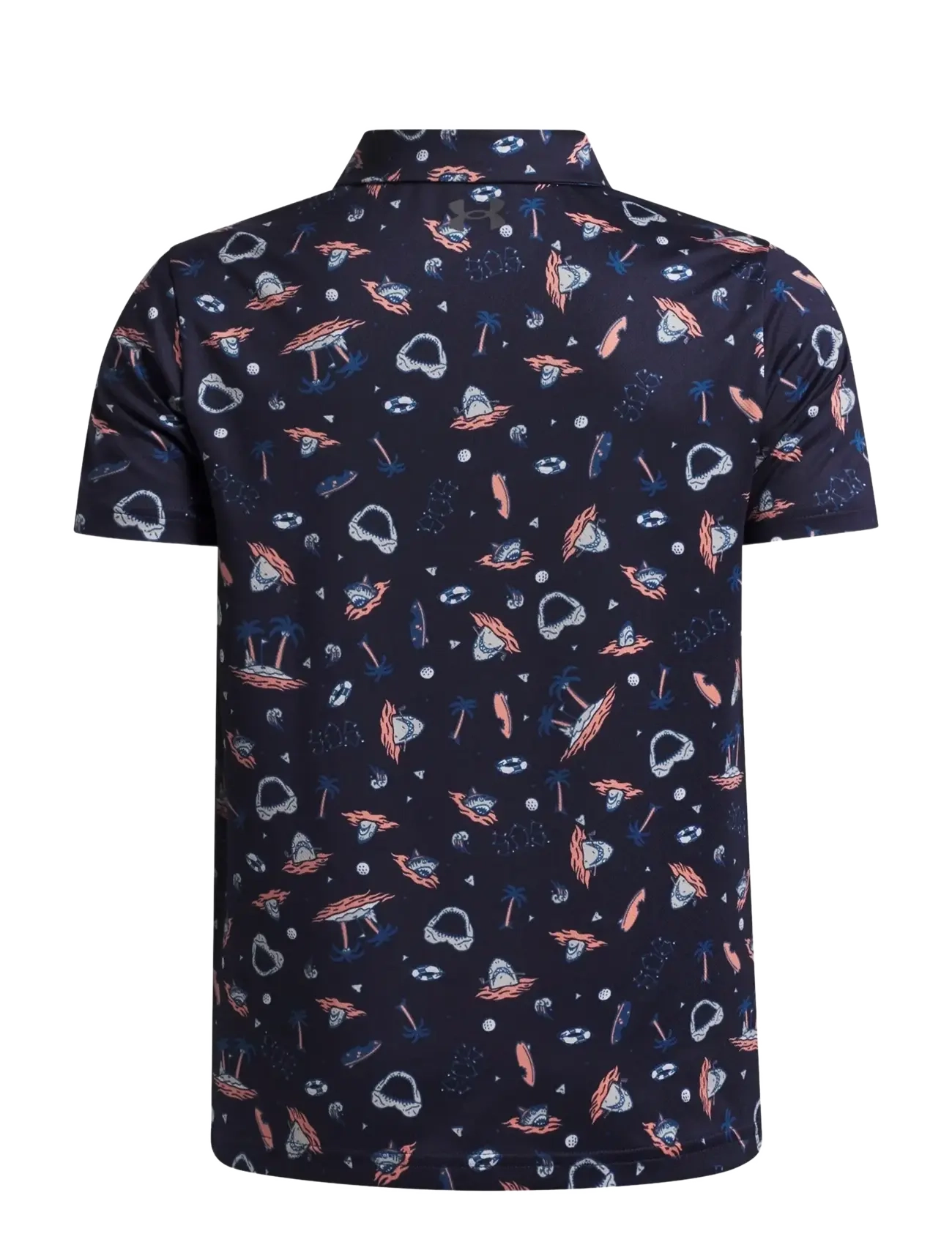 Under Armour - UA Matchplay Printed Polo - lyhythihaiset - midnight navy - 1
