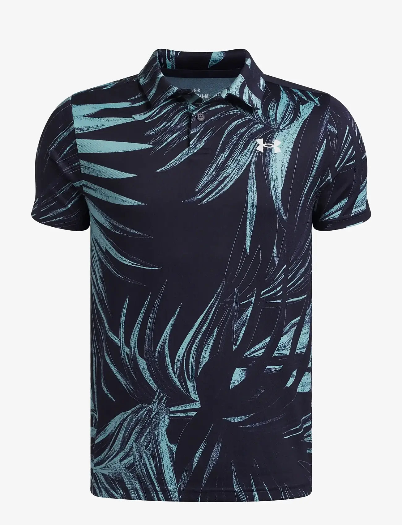 Under Armour - UA Matchplay Printed Polo - kortærmede poloer - midnight navy - 0