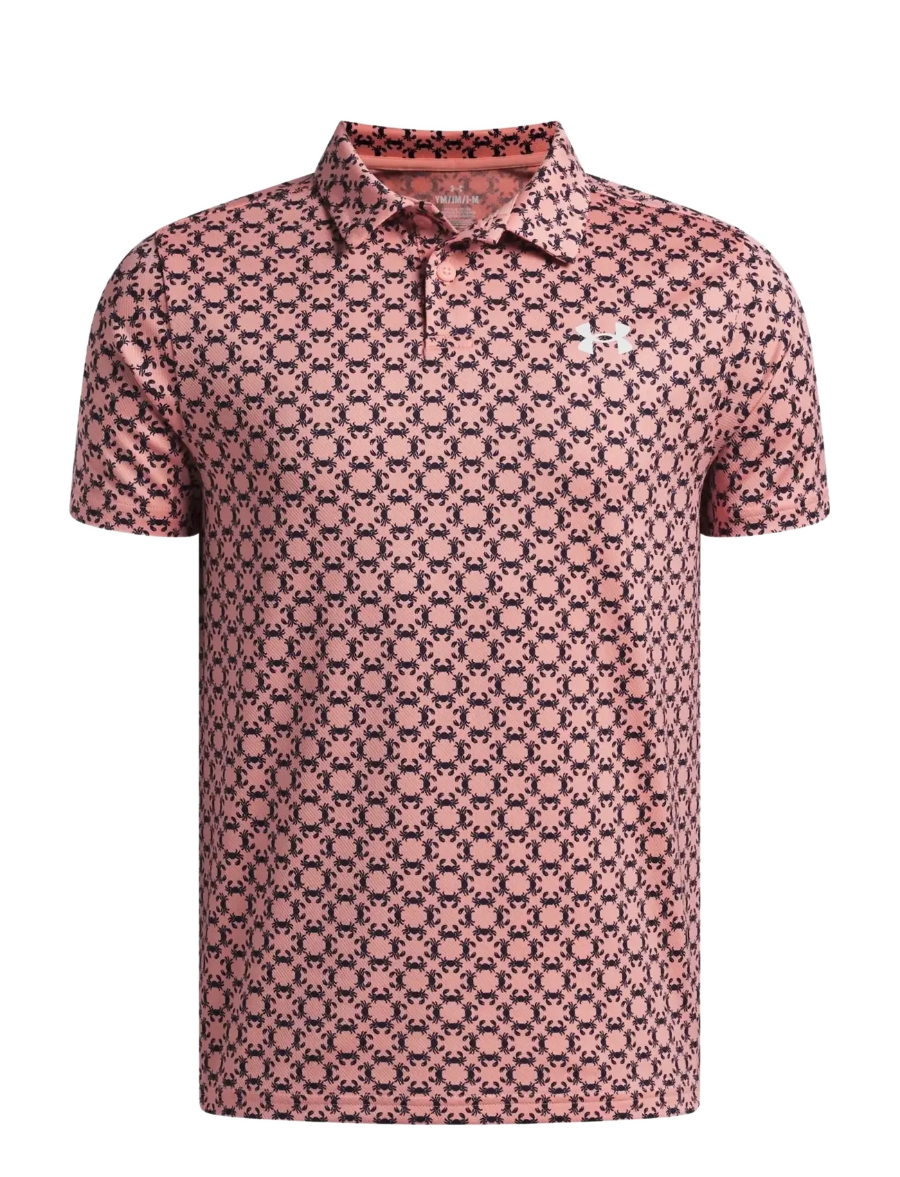 Under Armour UA Matchplay Printed Polo - Under Armour - POSH PINK / pink/rose