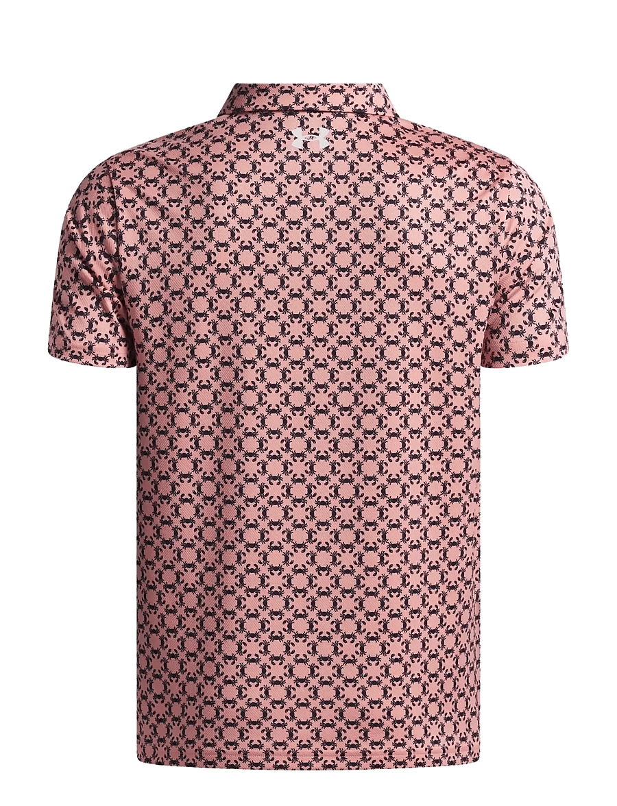 Under Armour - UA Matchplay Printed Polo - kurzärmelig - posh pink - 1