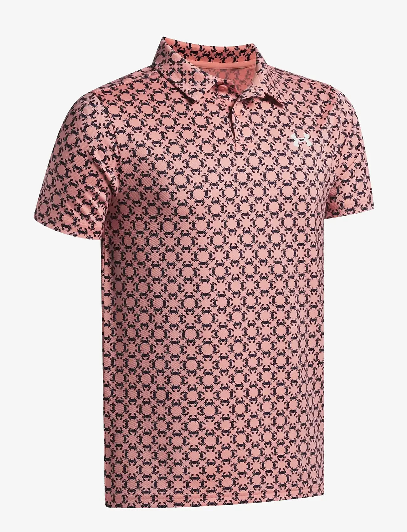 Under Armour - UA Matchplay Printed Polo - laveste priser - posh pink - 2