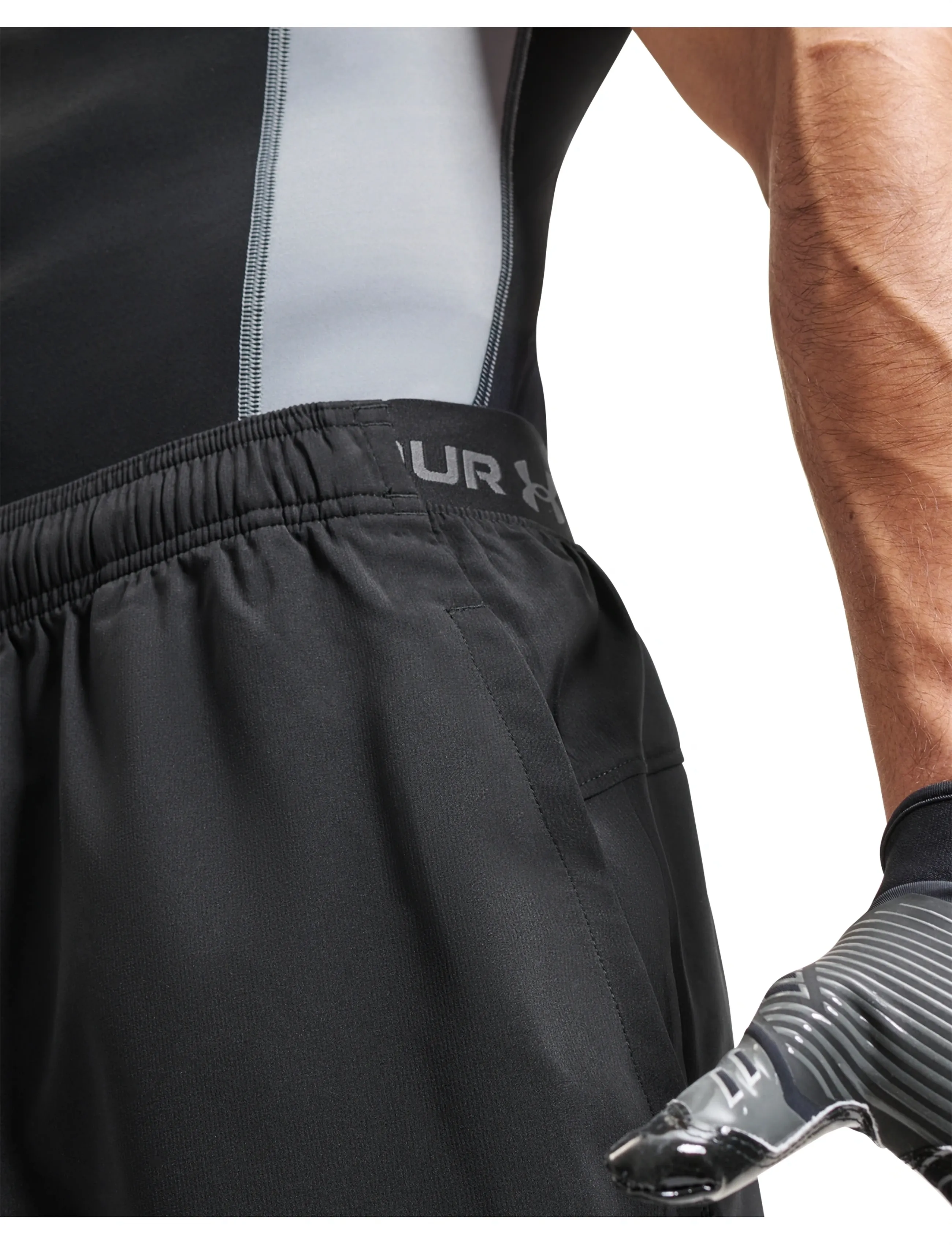 Under Armour UA Vanish Wven Short 2.0 6in - Tänavastiil - BLACK / black