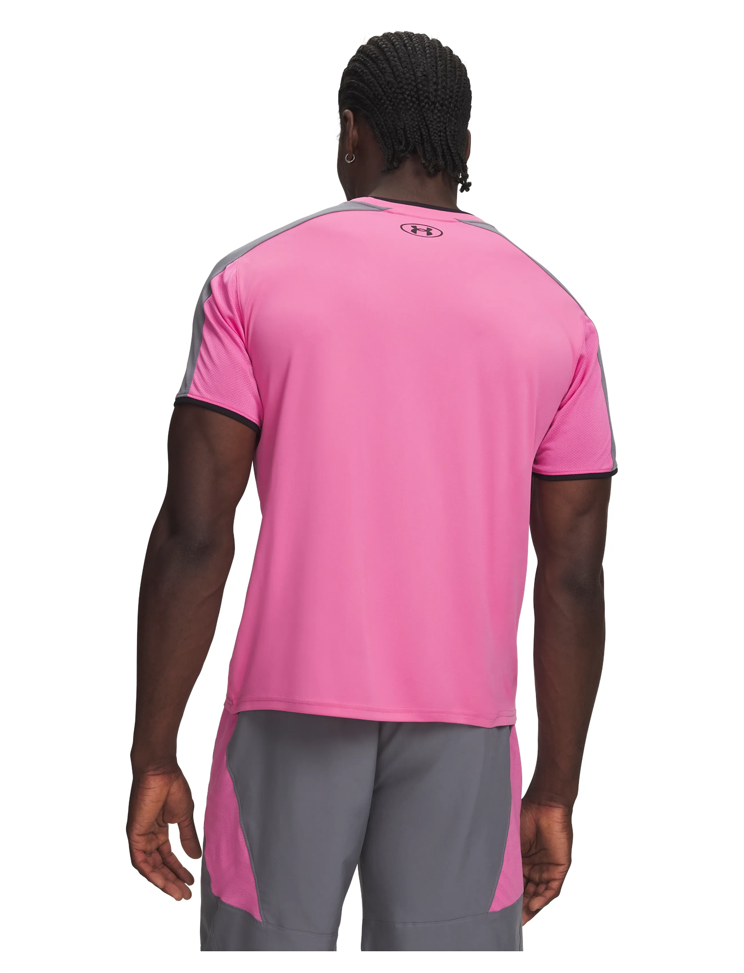 Under Armour - UA M Challenger Train SS - t-shirts - pink frenzy - 3