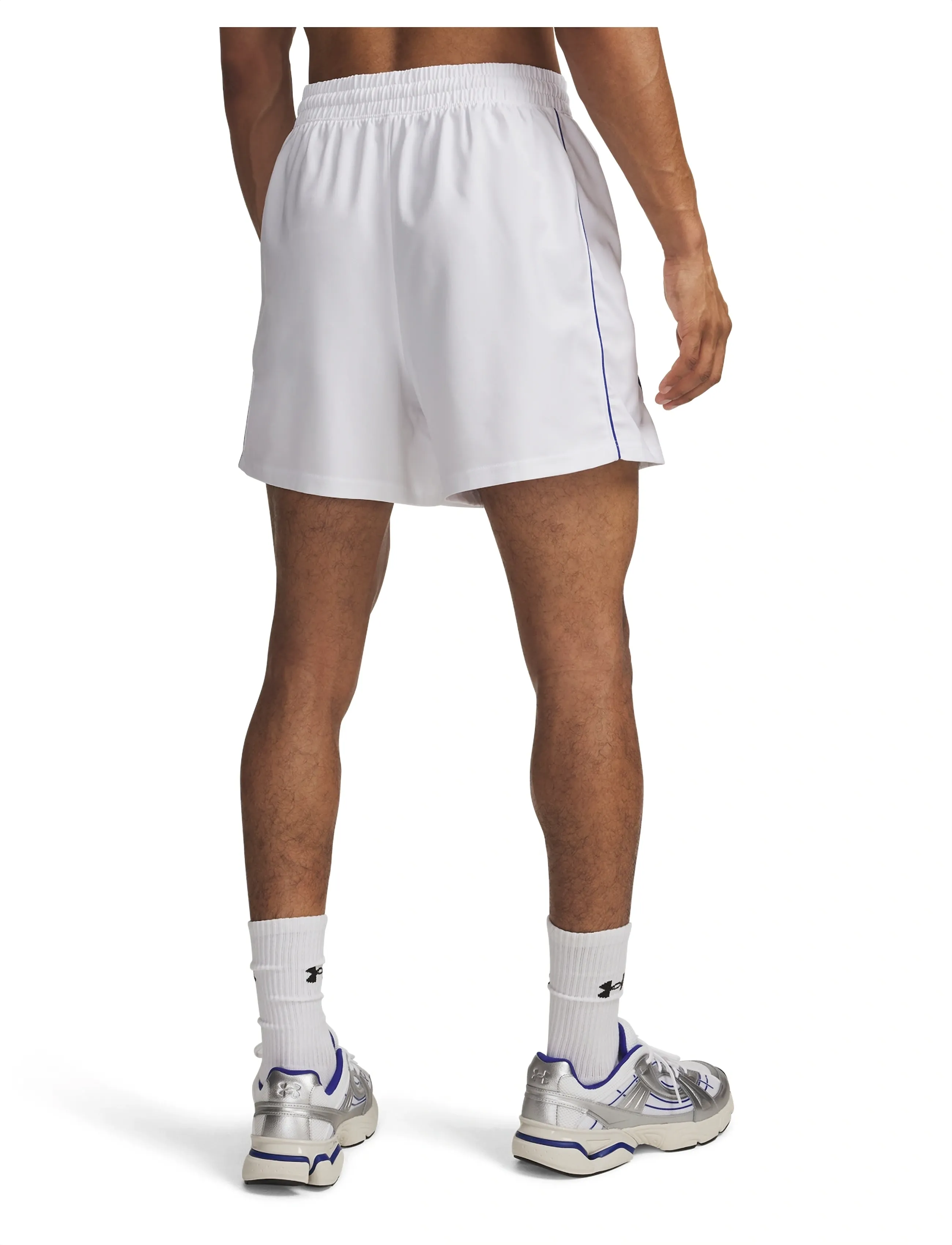 Under Armour - UA 96 Terrace Country Short - træningsshorts - white - 3
