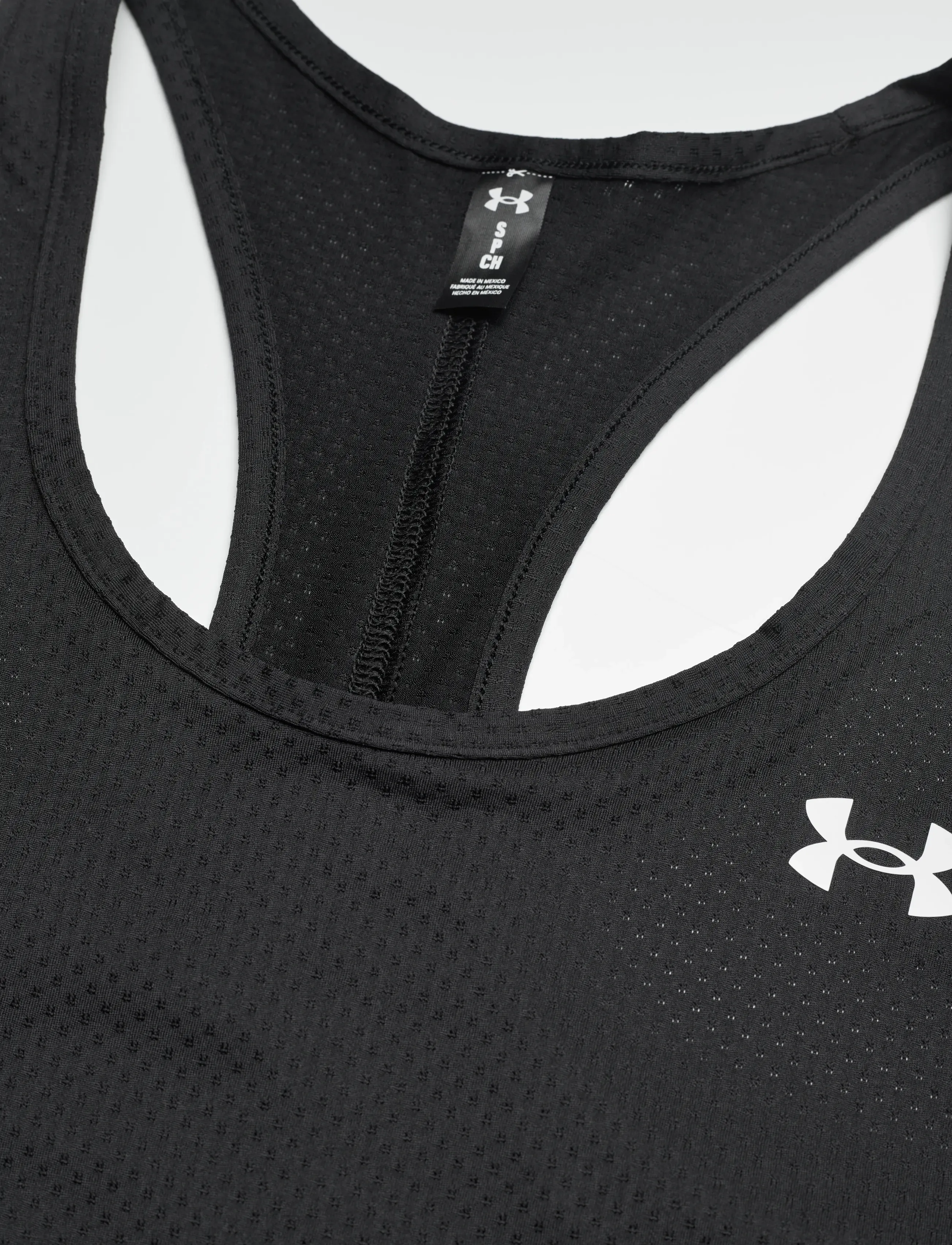 Under Armour - Tech Mesh Racer Tank - linnen - black - 5