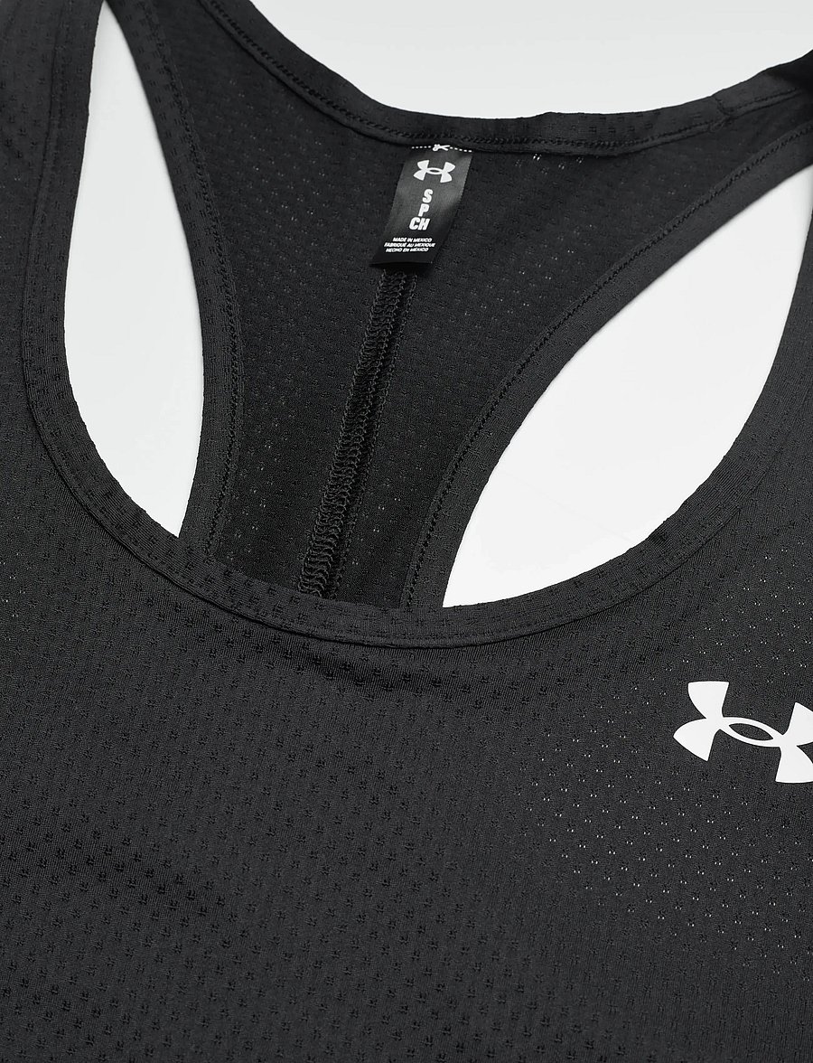 Under Armour - Tech Mesh Racer Tank - linnen - black - 5