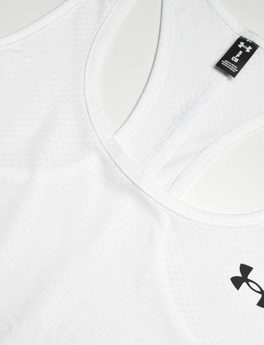 Under Armour - Tech Mesh Racer Tank - tank tops - white - 5