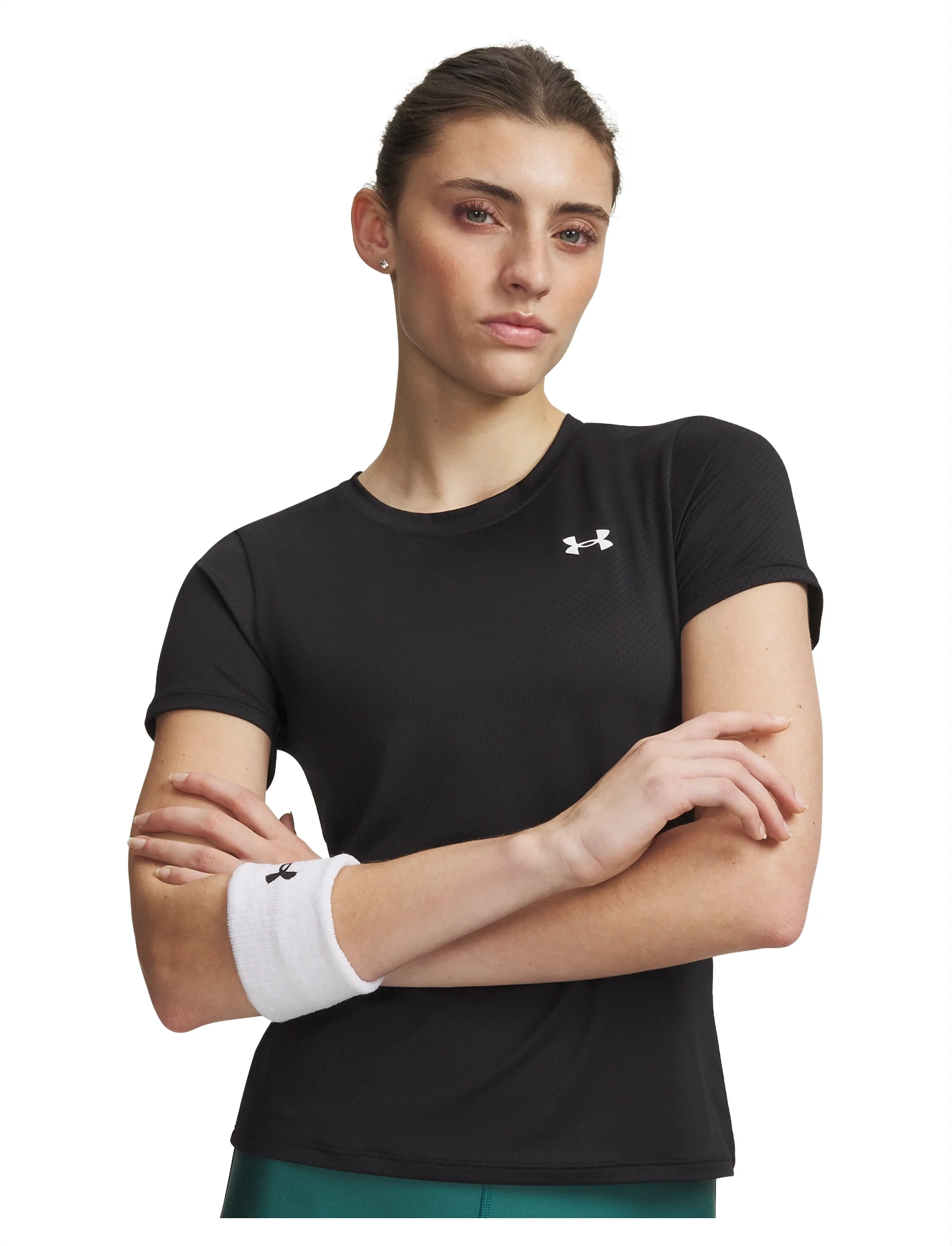 Under Armour Tech Mesh Ss, Kvinder, Teknisk Mesh T-Shirt, Sort, Str: XL