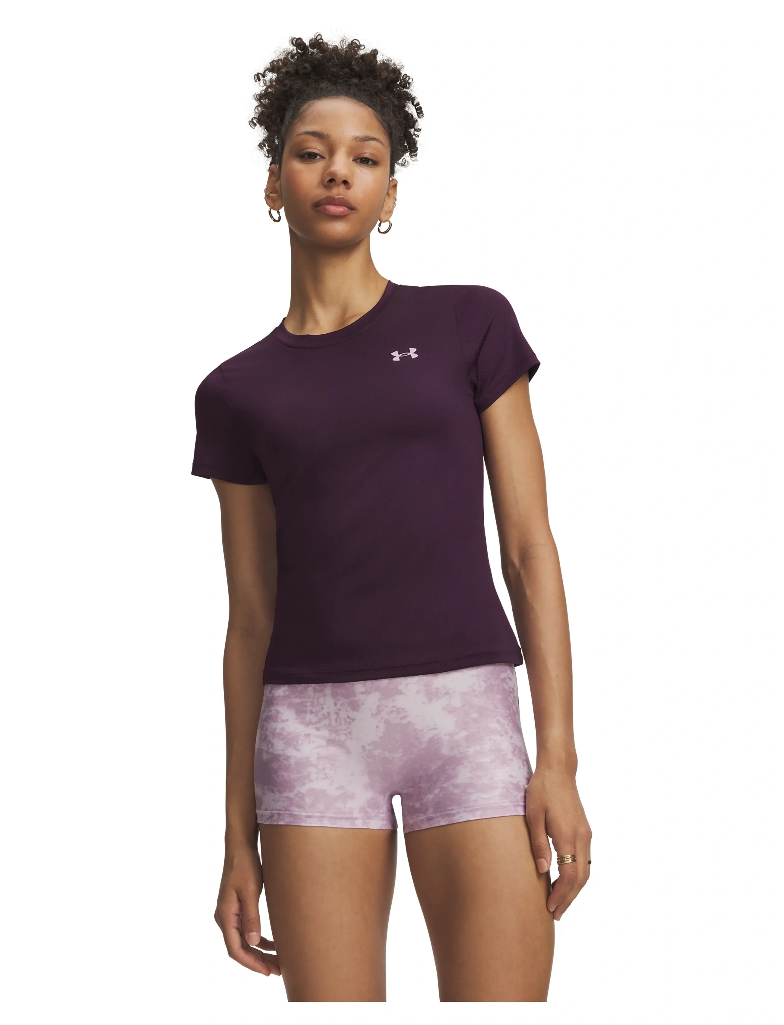 Under Armour - Tech Mesh SS - t-shirts - purple echo - 0