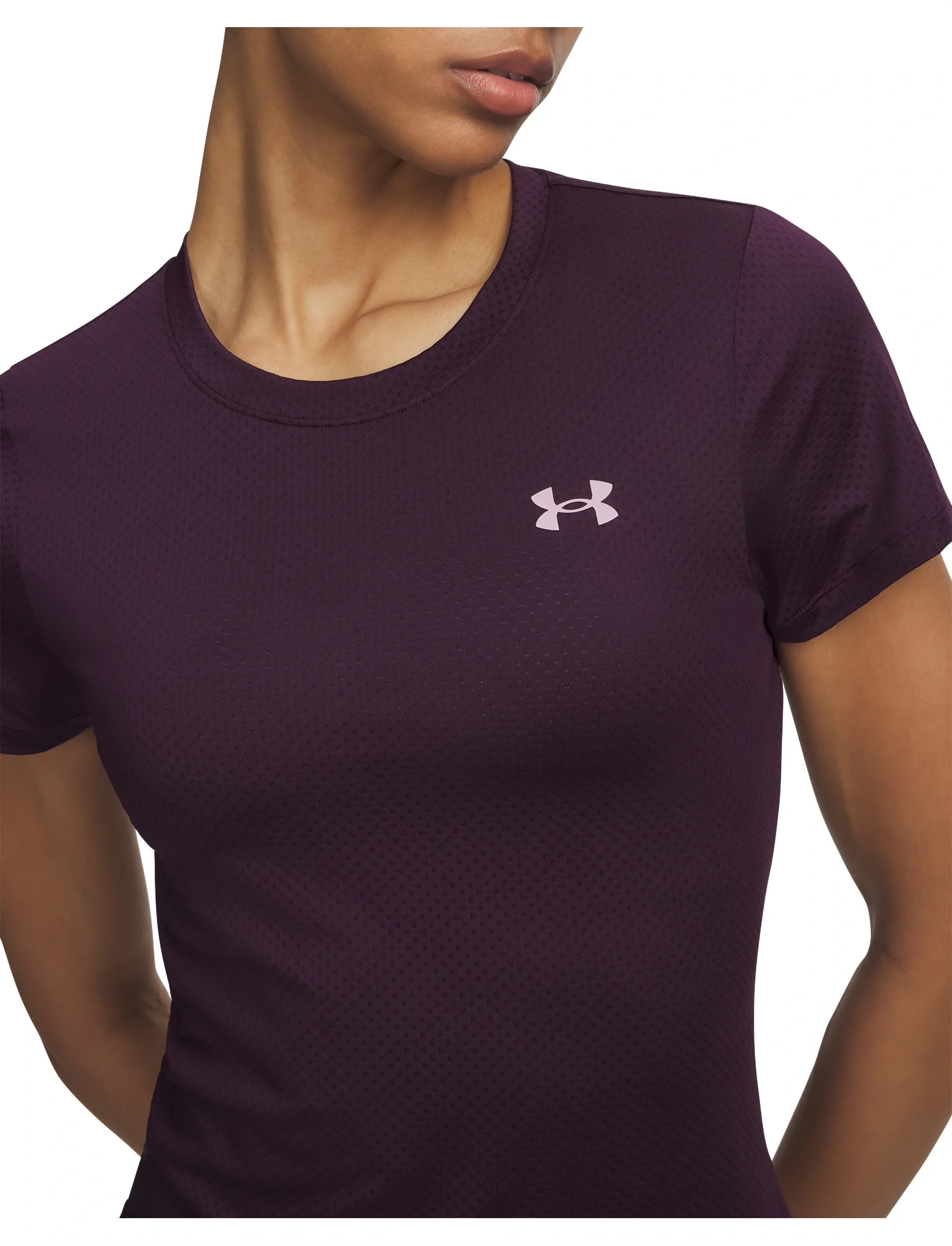 Under Armour - Tech Mesh SS - t-shirts - purple echo - 4