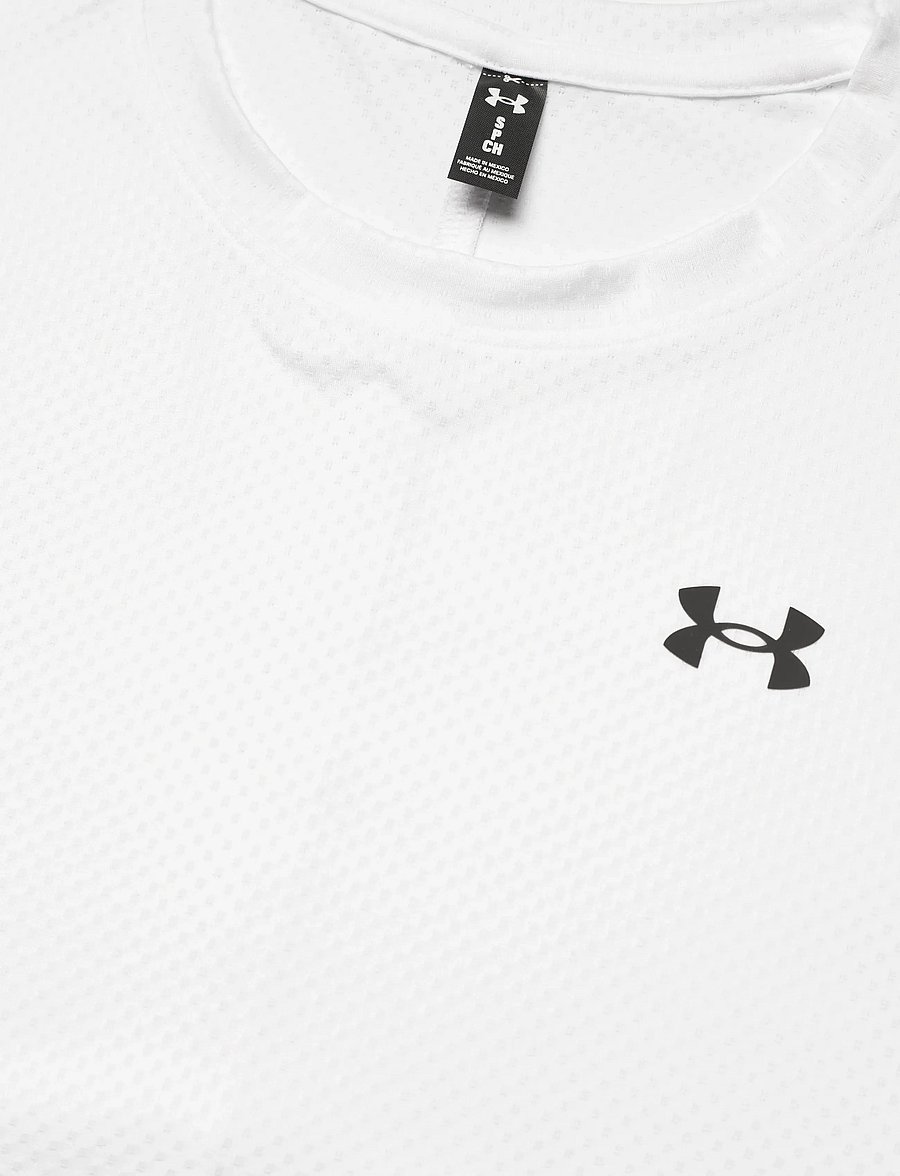 Under Armour - Tech Mesh SS - t-shirts - white - 5