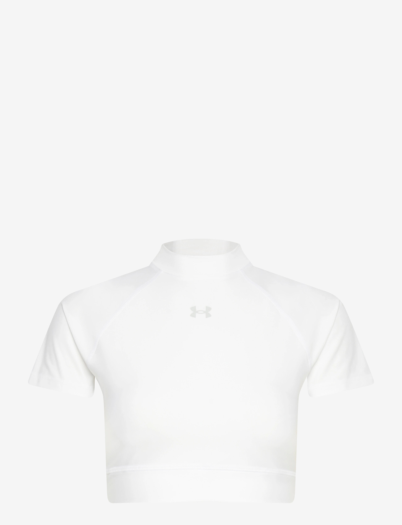 Under Armour - HeatGear Crop Mock SS - crop tops - white - 1