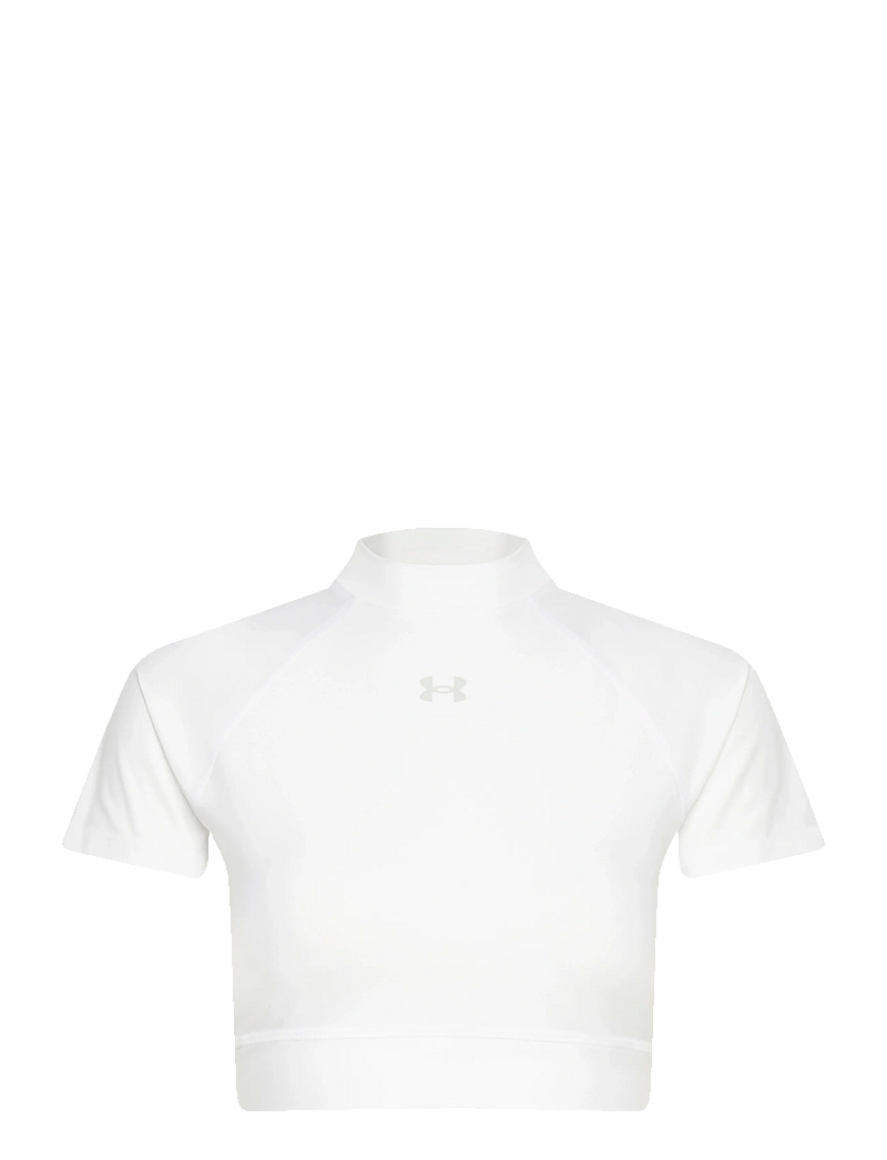Under Armour - HeatGear Crop Mock SS - crop tops - white - 1