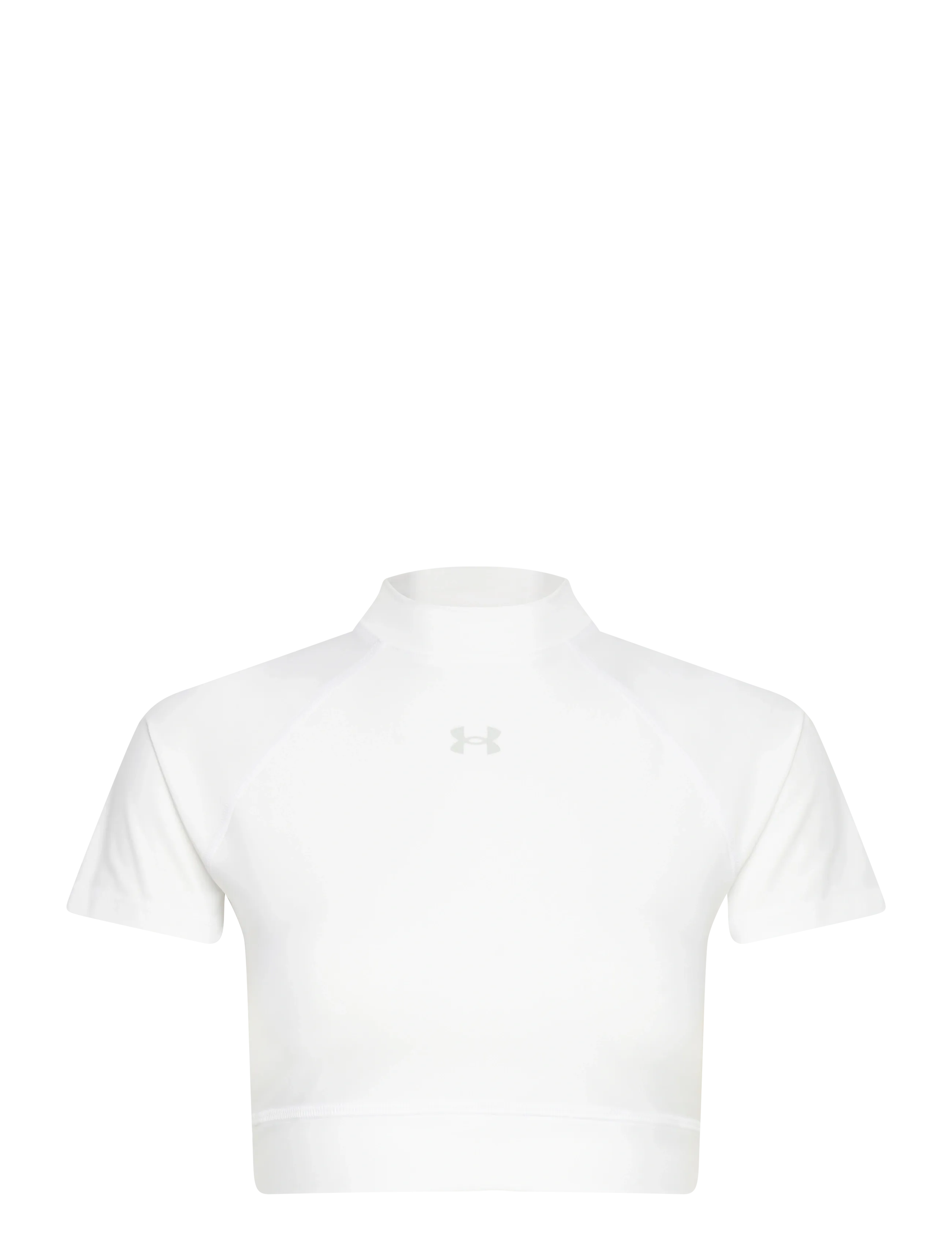 Under Armour HeatGear Crop Mock SS - Alles anzeigen - WHITE / white