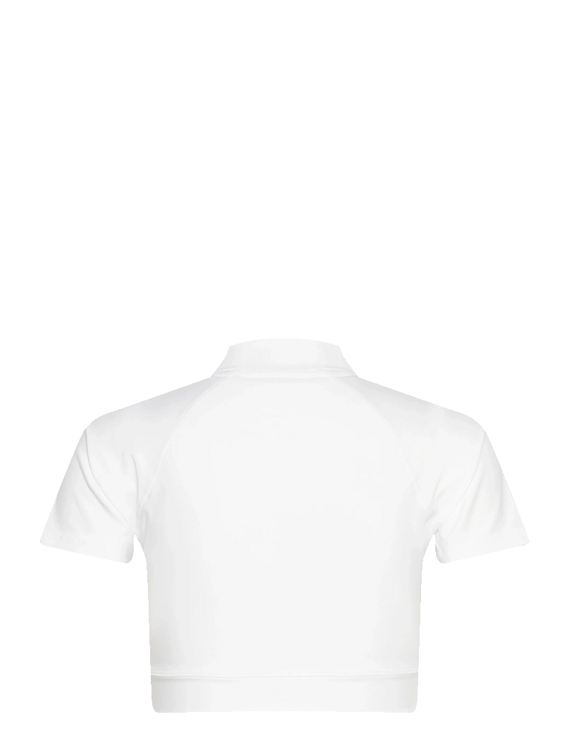 Under Armour - HeatGear Crop Mock SS - crop tops - white - 2