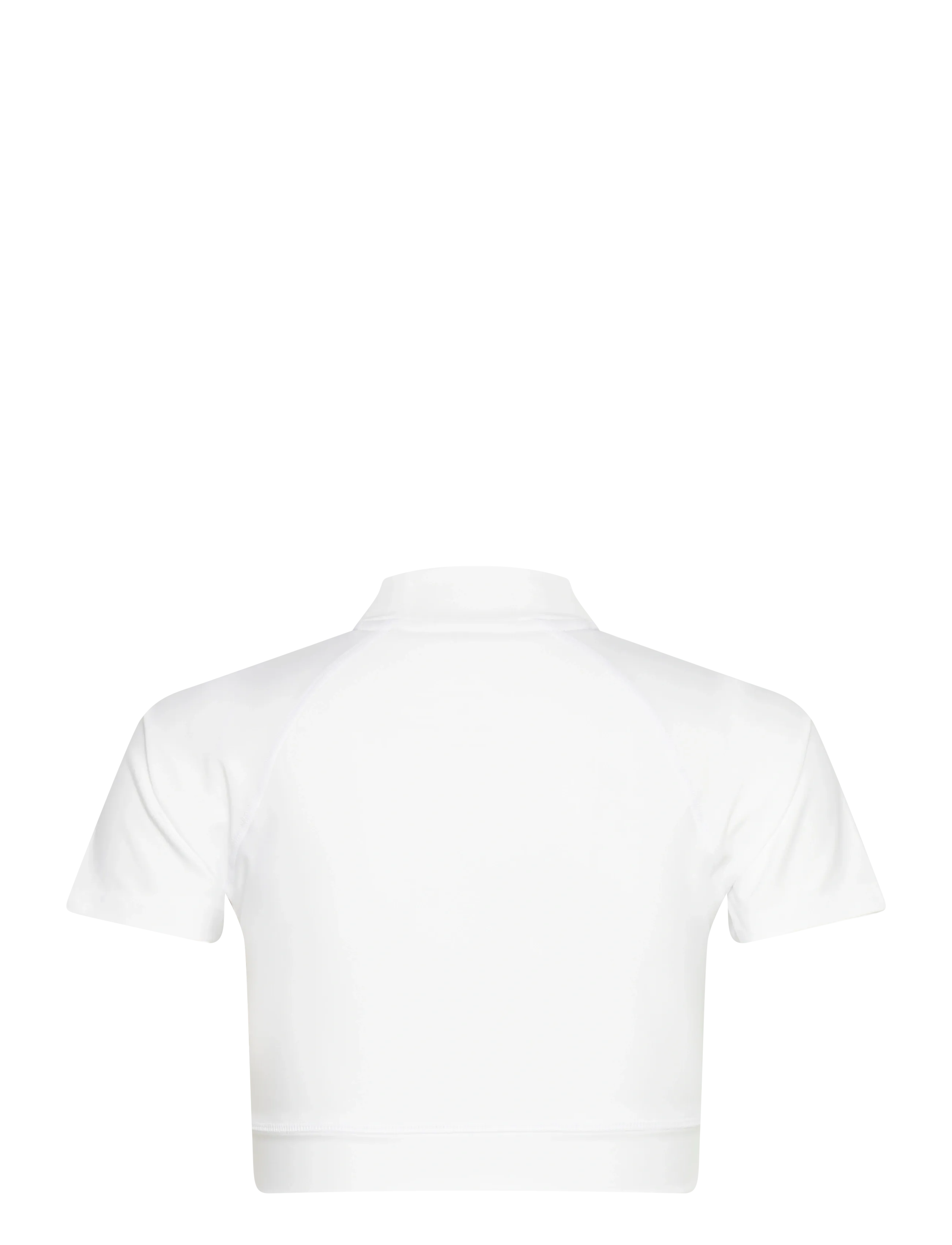 Under Armour - HeatGear Crop Mock SS - crop-tops - white - 2